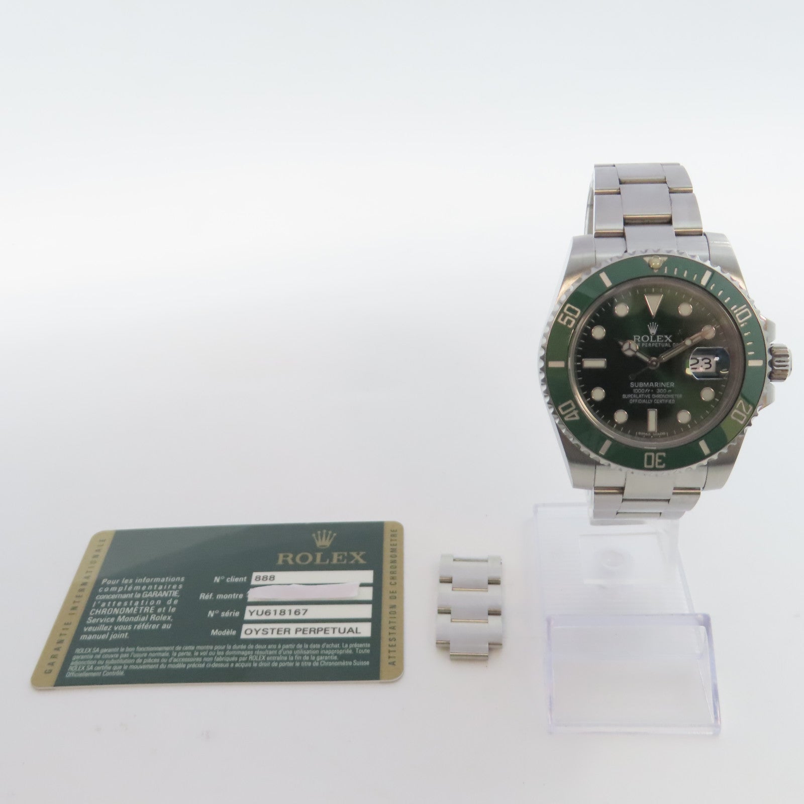 ROLEX Submarinar Date不鏽鋼手錶自動機芯黑色