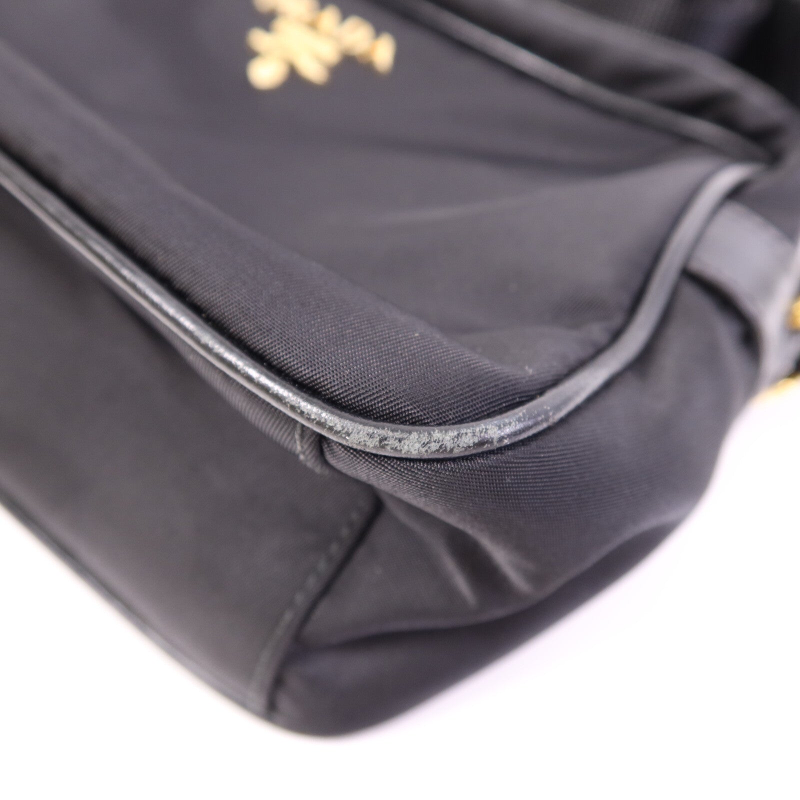 PRADA 尼龍Shoulder Bag金扣肩背袋