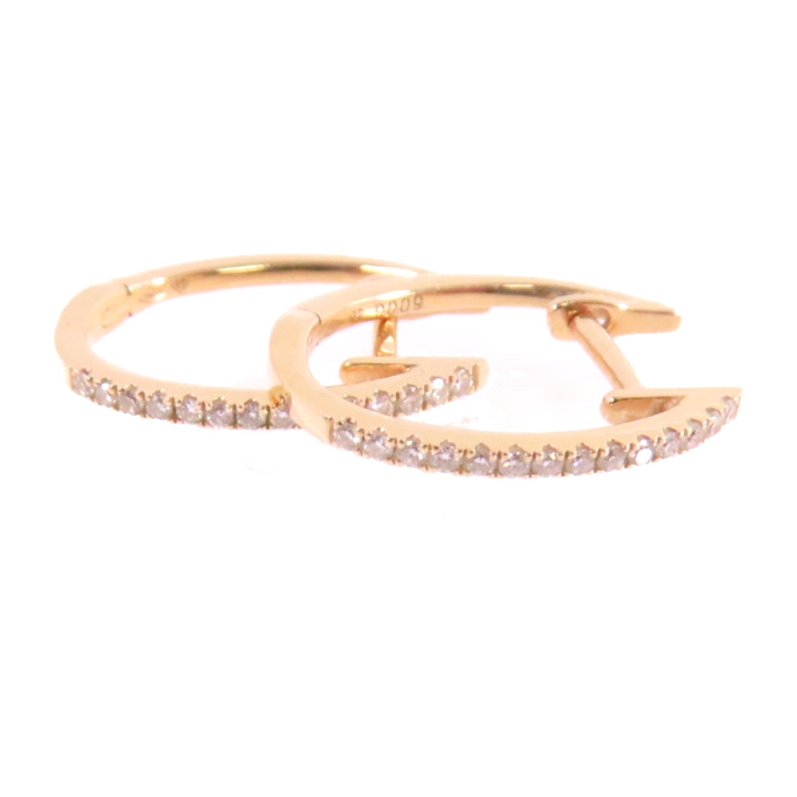 JEWELRY 18K玫瑰金/鑽石Diamond Earrings耳環