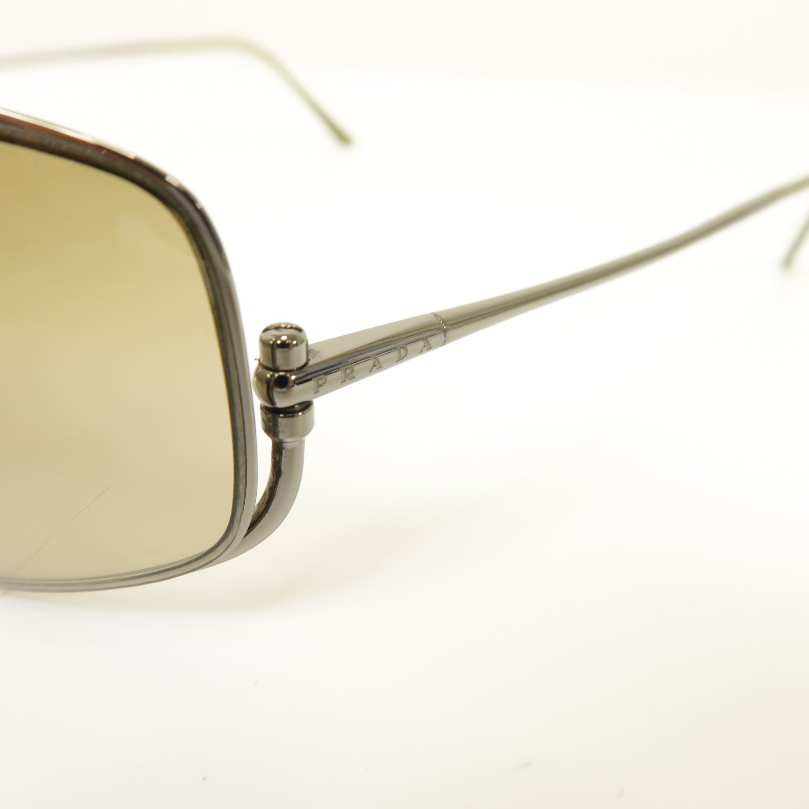 PRADA PVC/金屬Sunglasses太陽眼鏡灰色/銀色