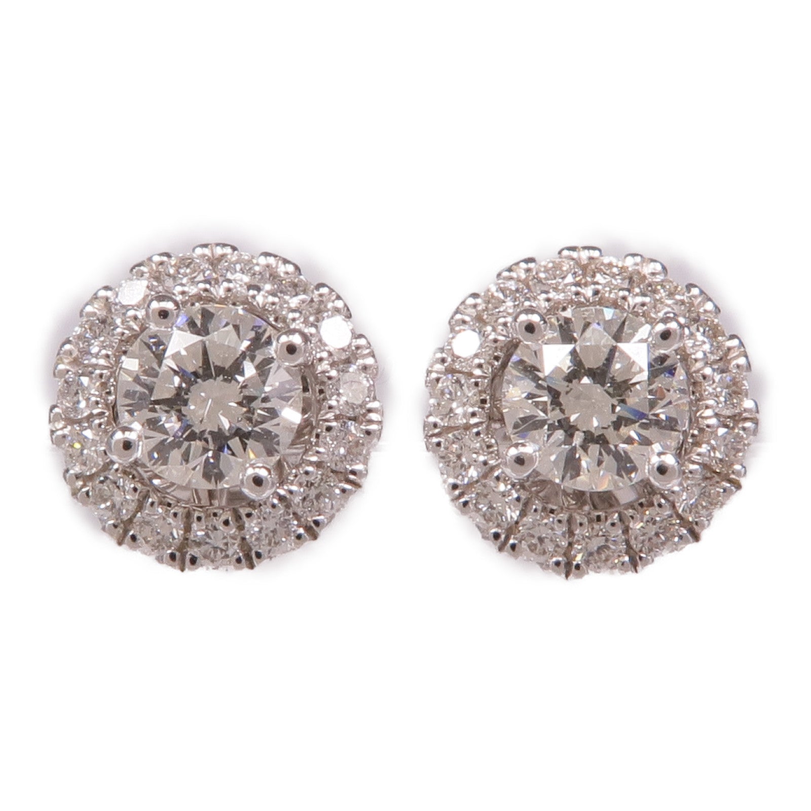 JEWELRY 18K白金Diamond Earrings鑽石耳環