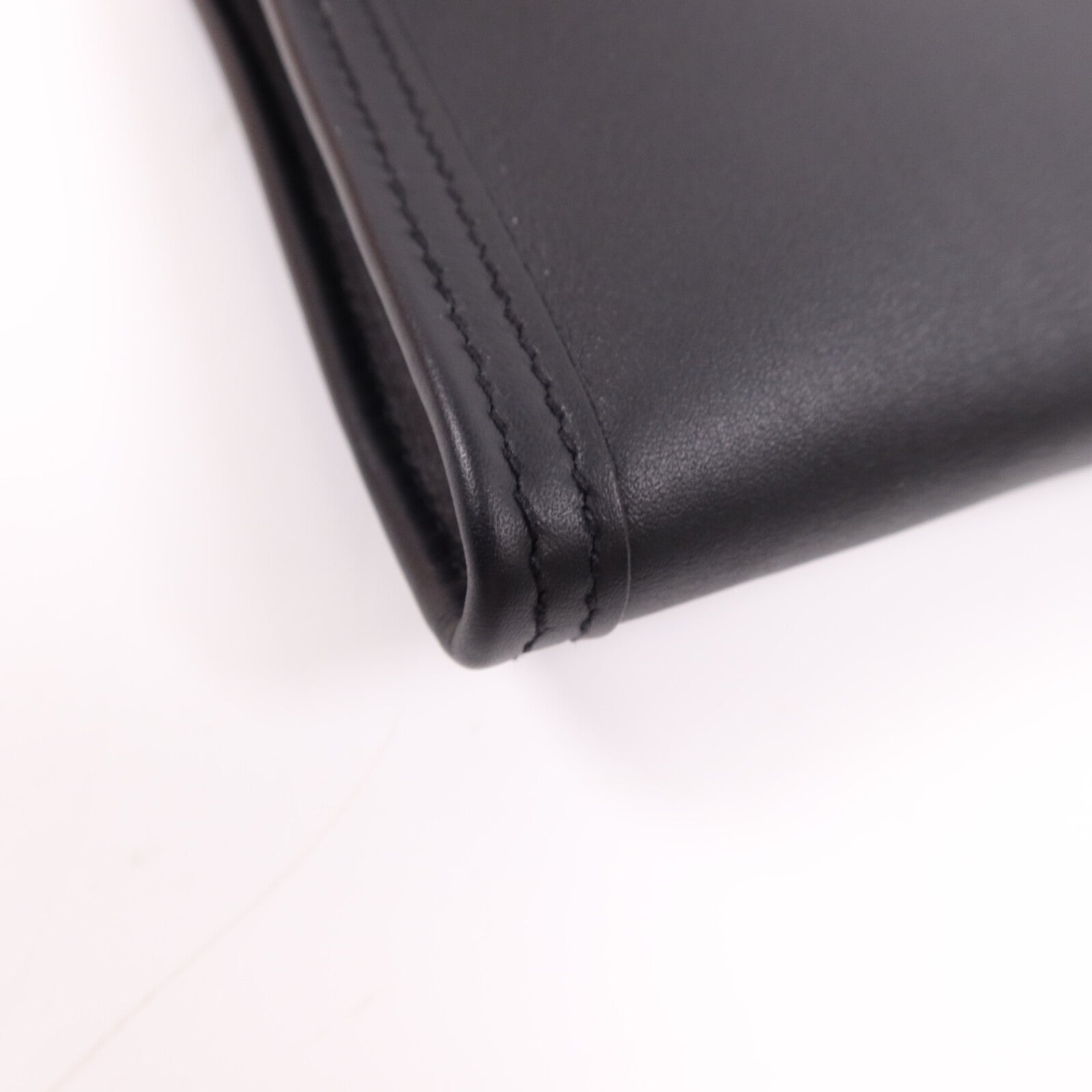 HERMES Swift皮革Jige PM手拿包Noir