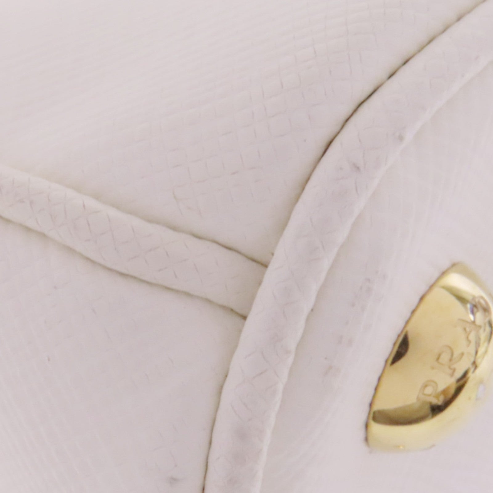 PRADA Saffiano皮革2Way Shoulder Bag金扣手挽肩背兩用袋