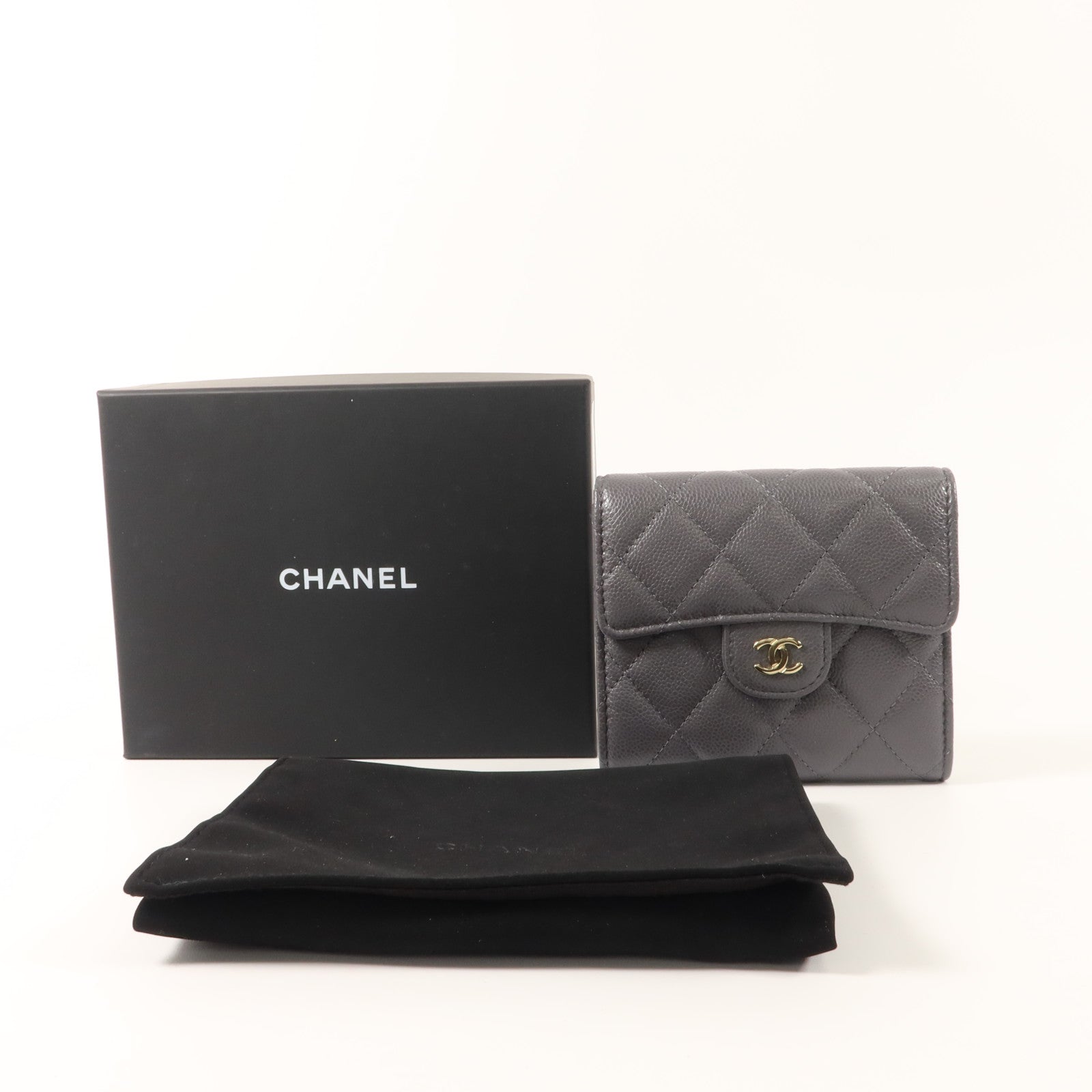CHANEL 牛皮皮革Classic Small Flap Wallet錢包