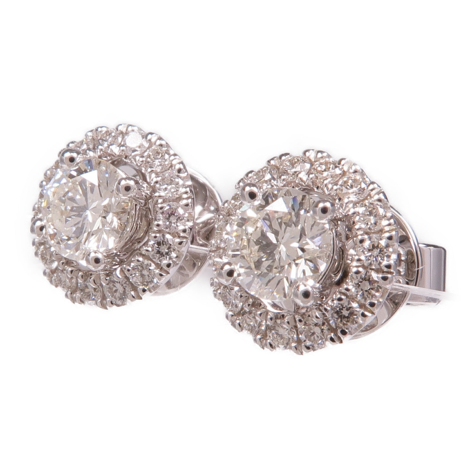 JEWELRY 18K白金Diamond Earrings鑽石耳環