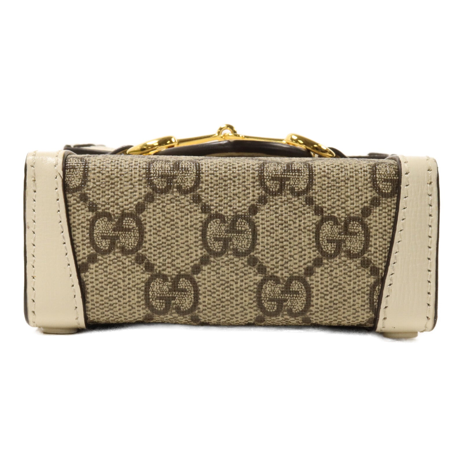 GUCCI 塗層帆布Horsebit Jumbo GG Shoulder Bag肩背袋