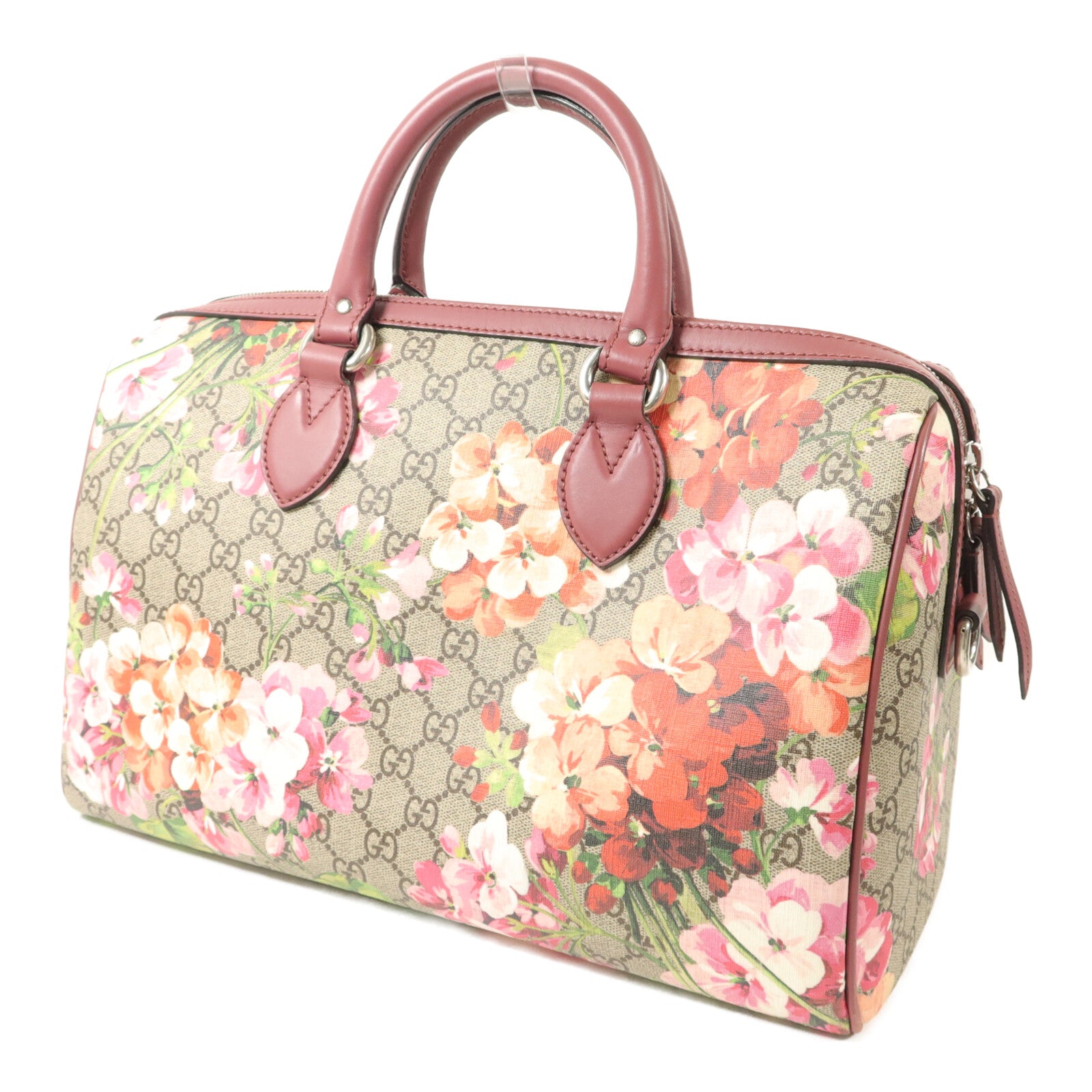 GUCCI 塗層帆布Boston Bag手挽肩背兩用袋