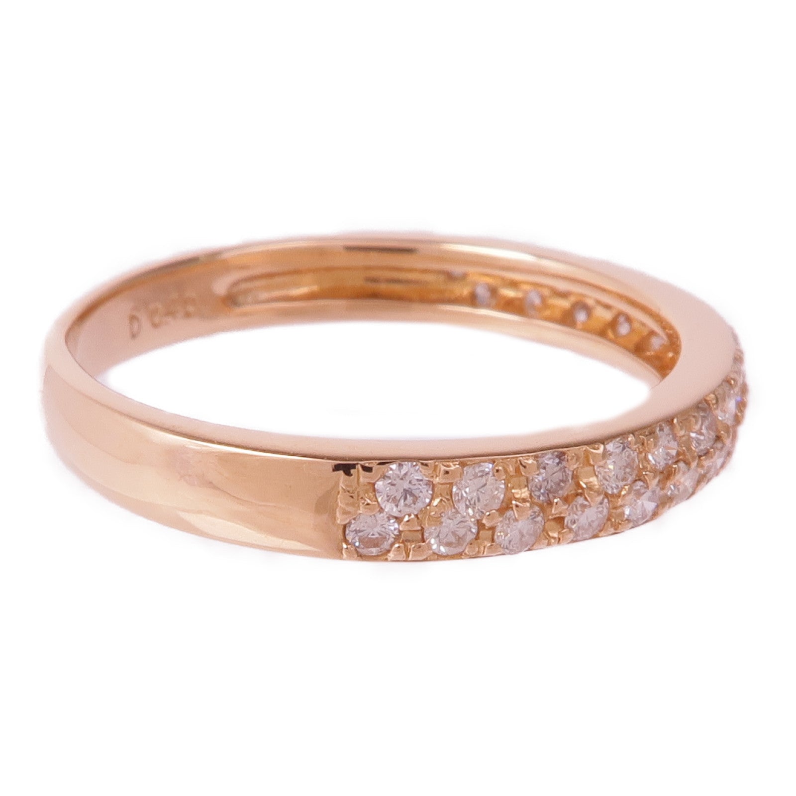 JEWELRY 18K玫瑰金Diamond Ring鑽石戒指US#7