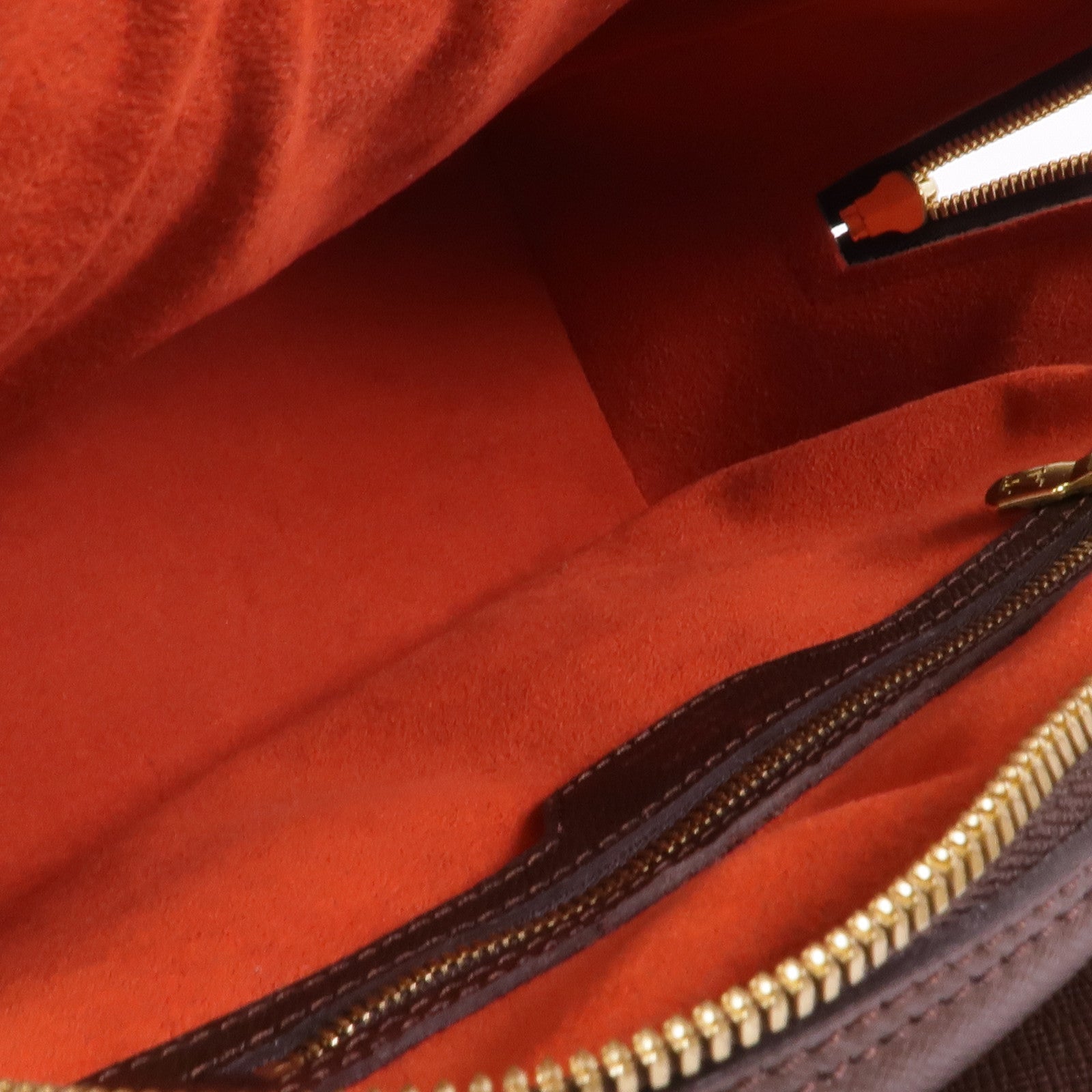 LOUIS VUITTON Damier Triana金扣手挽袋