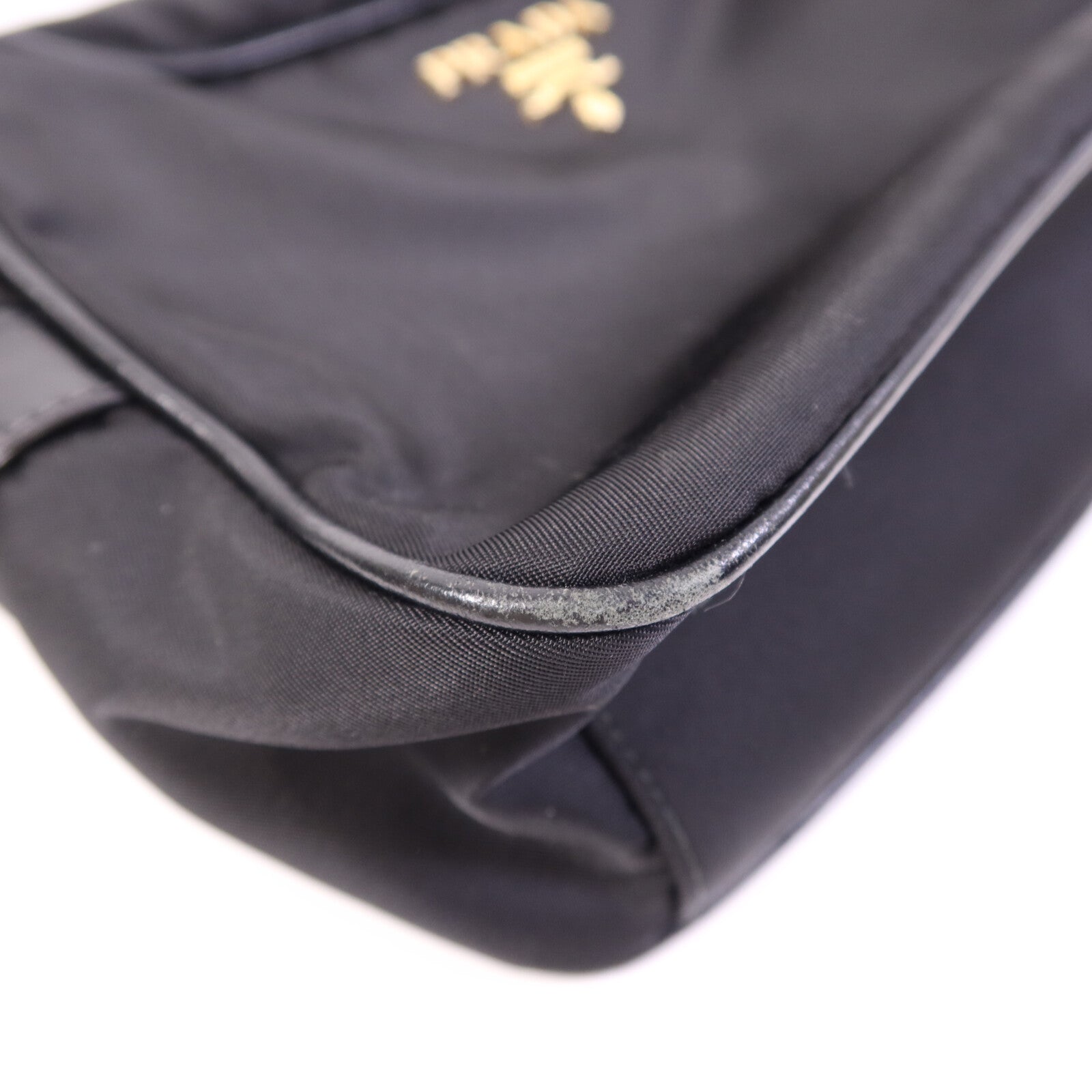 PRADA 尼龍Shoulder Bag金扣肩背袋