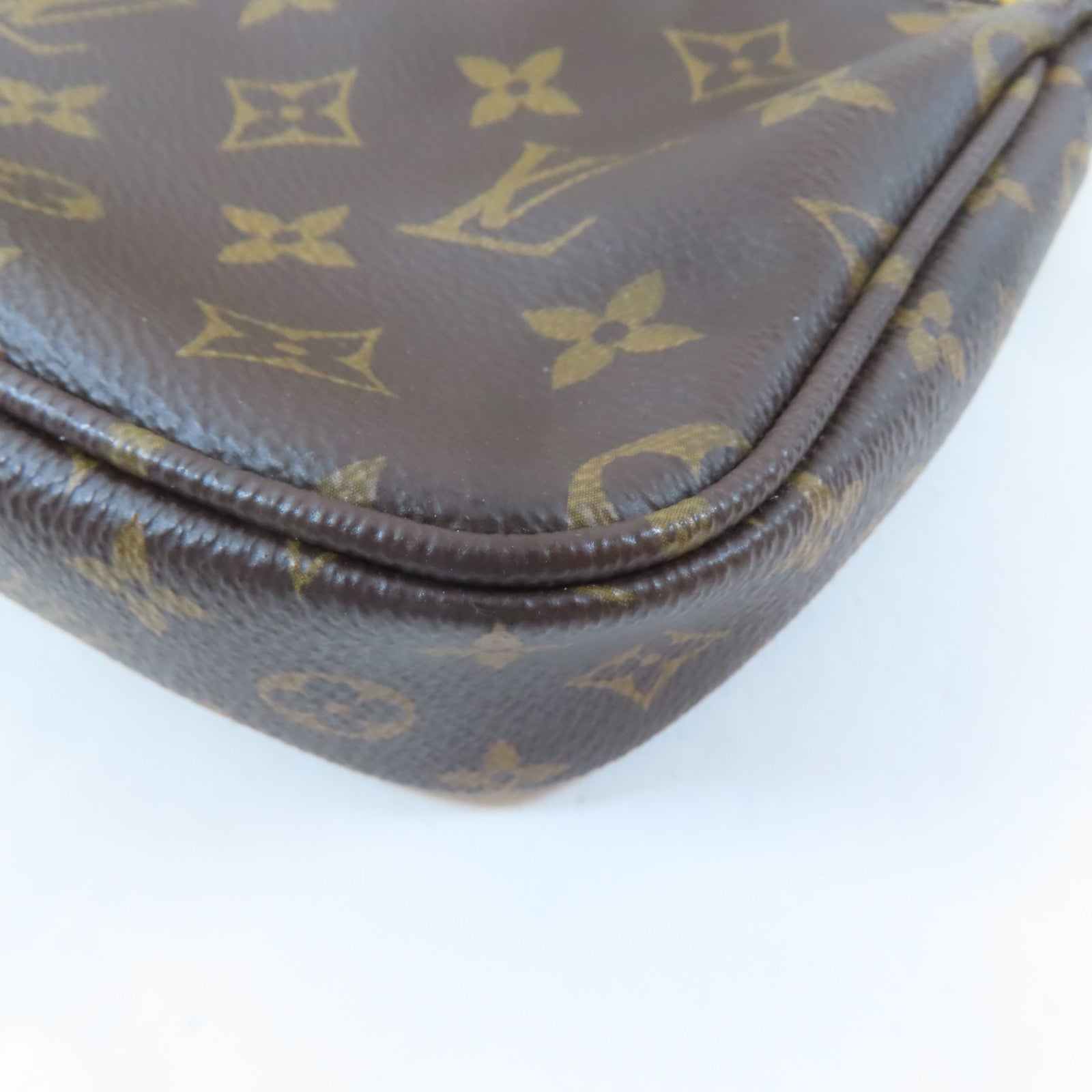 LOUIS VUITTON 【激減優惠】Monogram Multi Pochette Accessoires金扣手挽肩背兩用袋啡色