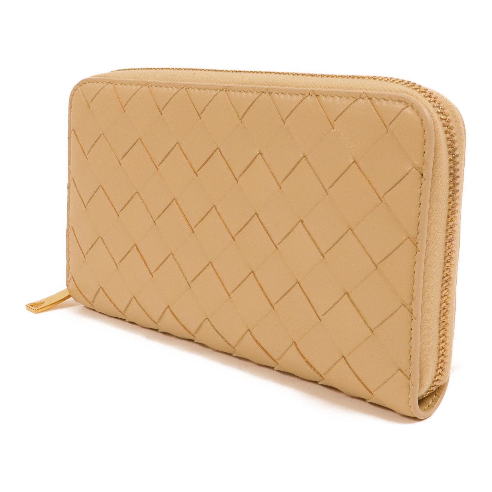 BOTTEGA VENETA 羊皮皮革Zipper Long Wallet長錢包