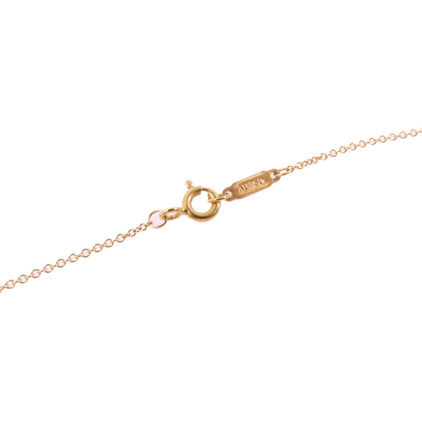 TIFFANY＆CO 18K玫瑰金Star Key Necklace項鏈金色