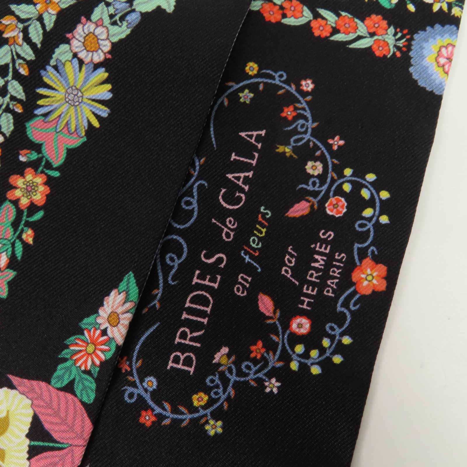 HERMES 絲質Twilly絲巾