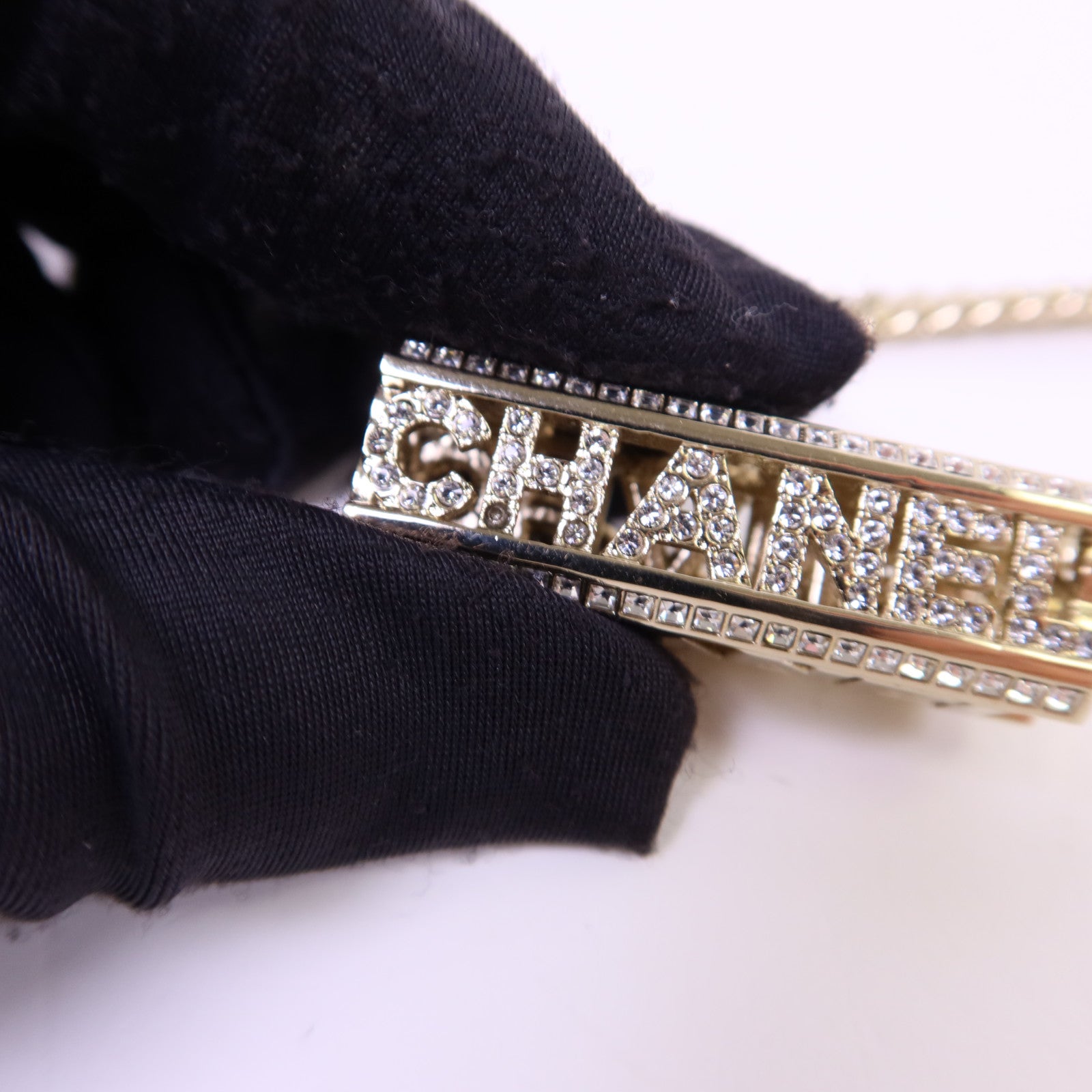 CHANEL 【激減優惠】金屬/水晶Choker項鍊