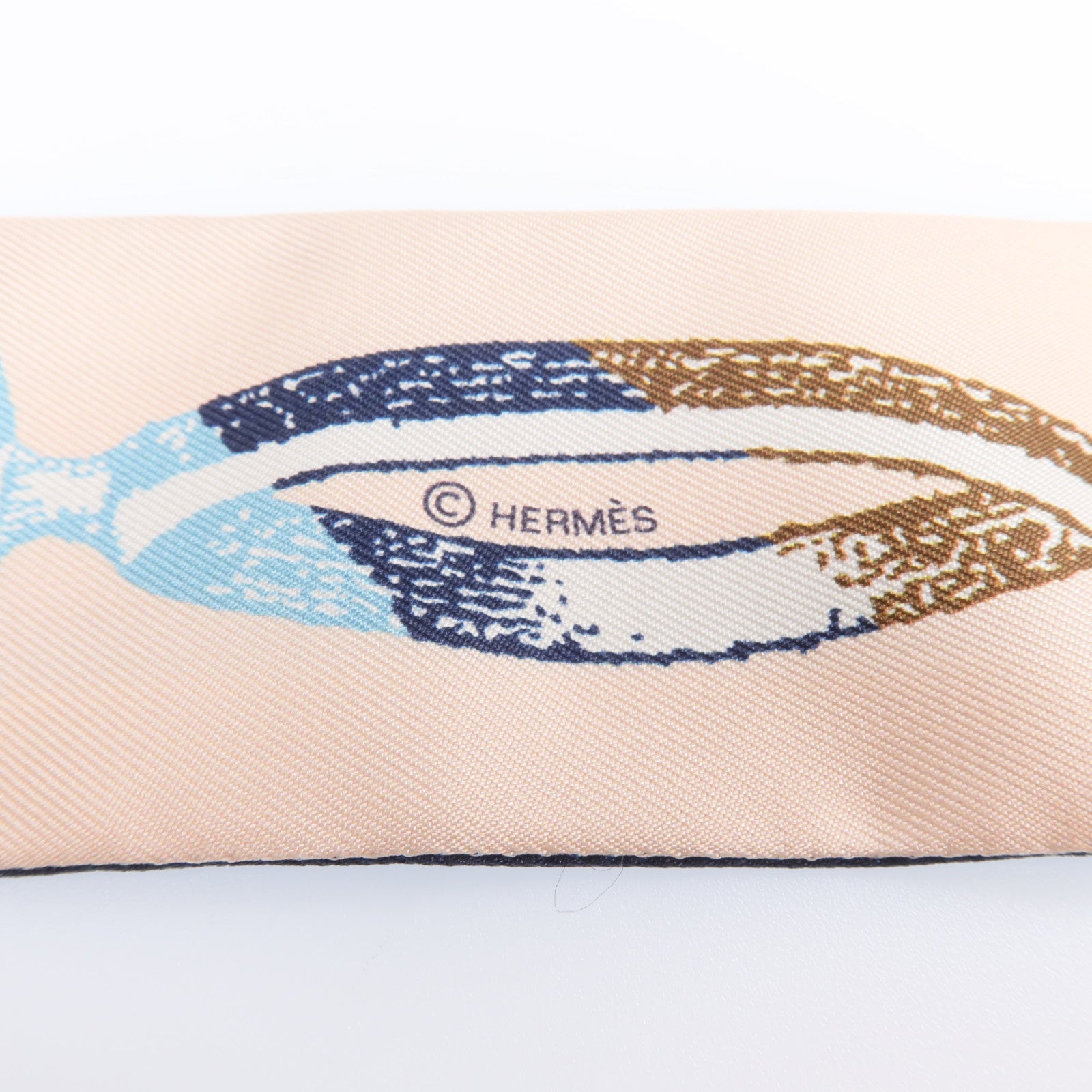 HERMES 【激減優惠】絲質Twilly絲巾