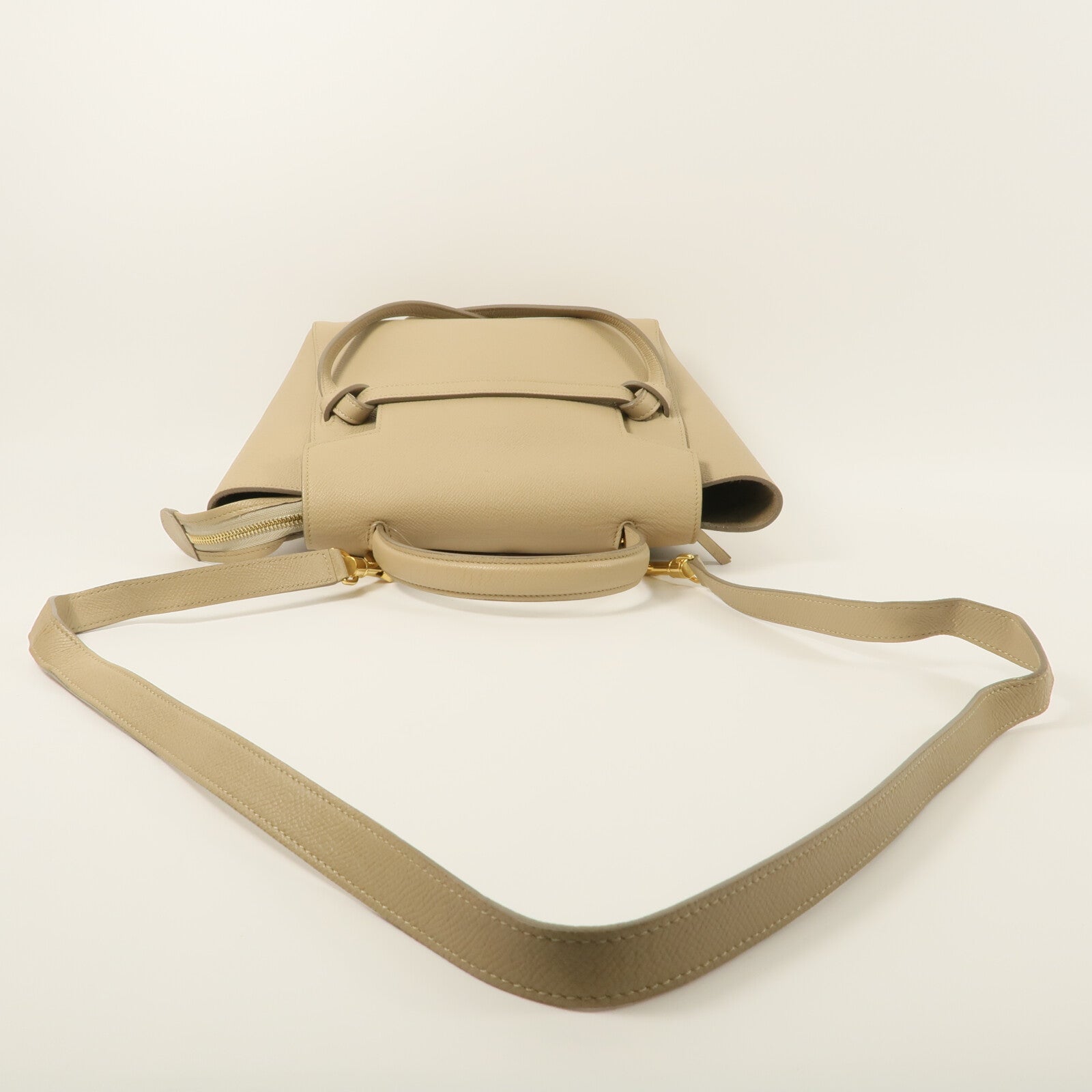 CELINE 牛皮皮革Micro Belt Bag手挽肩背兩用袋