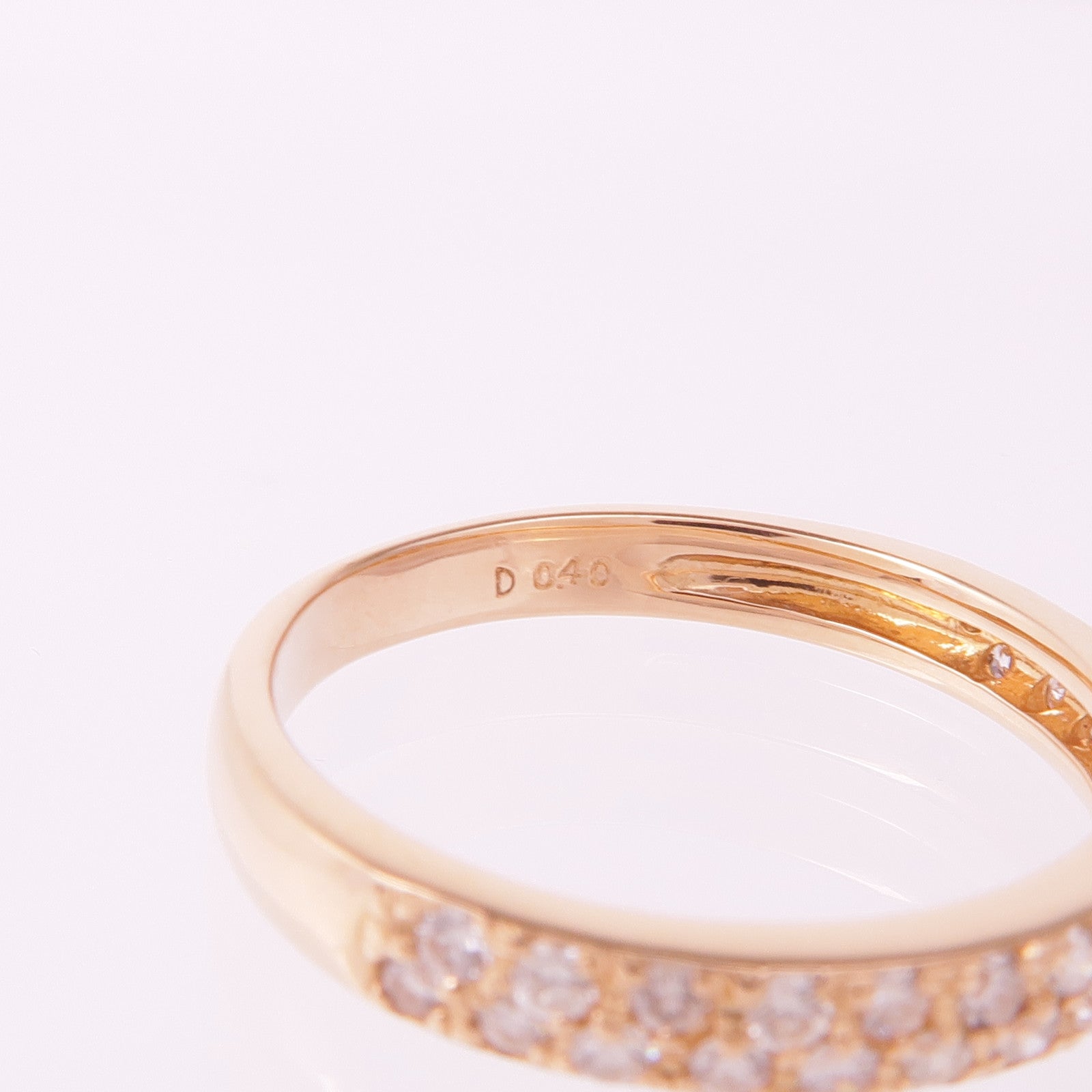 JEWELRY 18K玫瑰金Diamond Ring鑽石戒指US#7