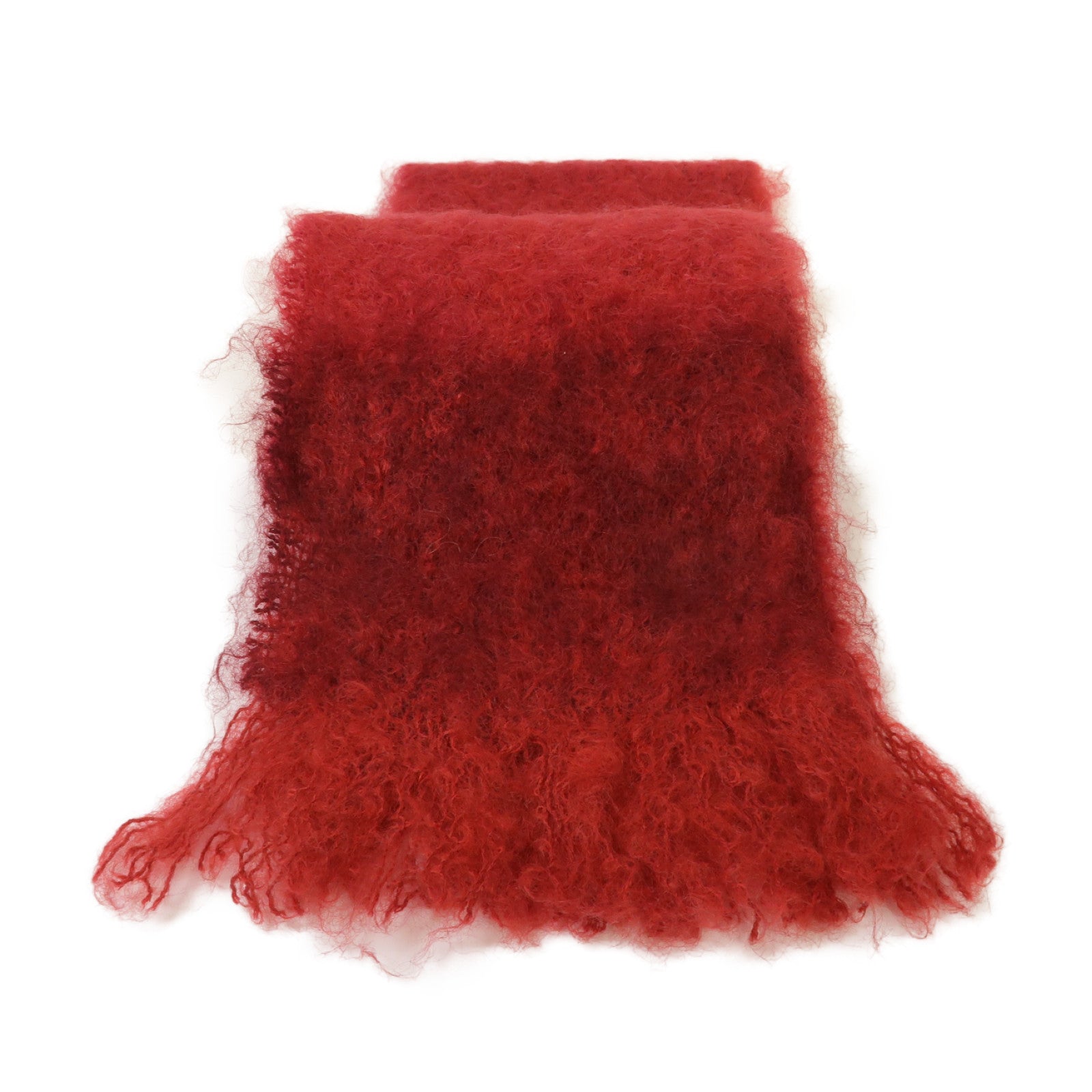 LOEWE 【激減優惠】Mohair Muffler圍巾紅色