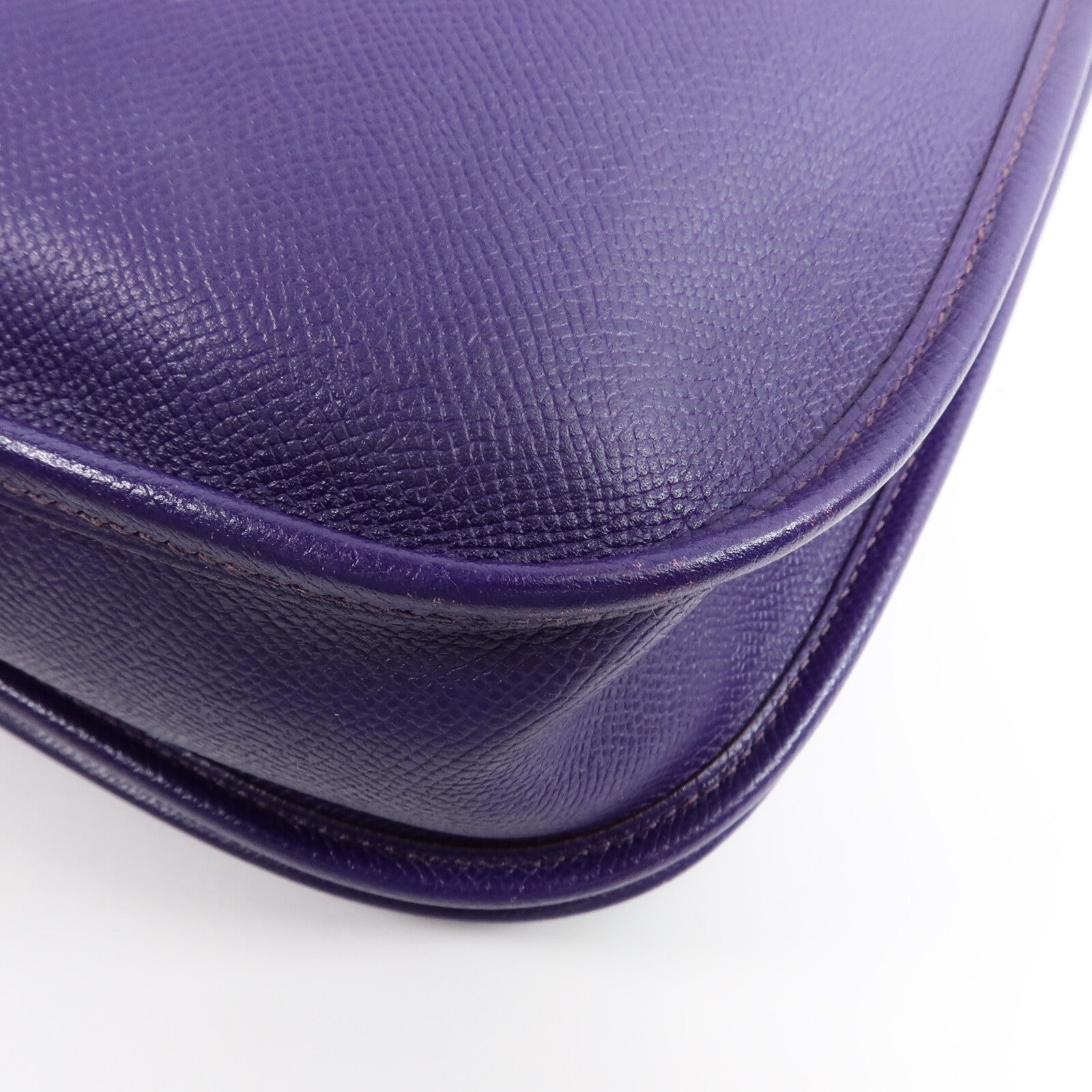 HERMES Epsom皮革Evelyne PM肩背袋Anemone
