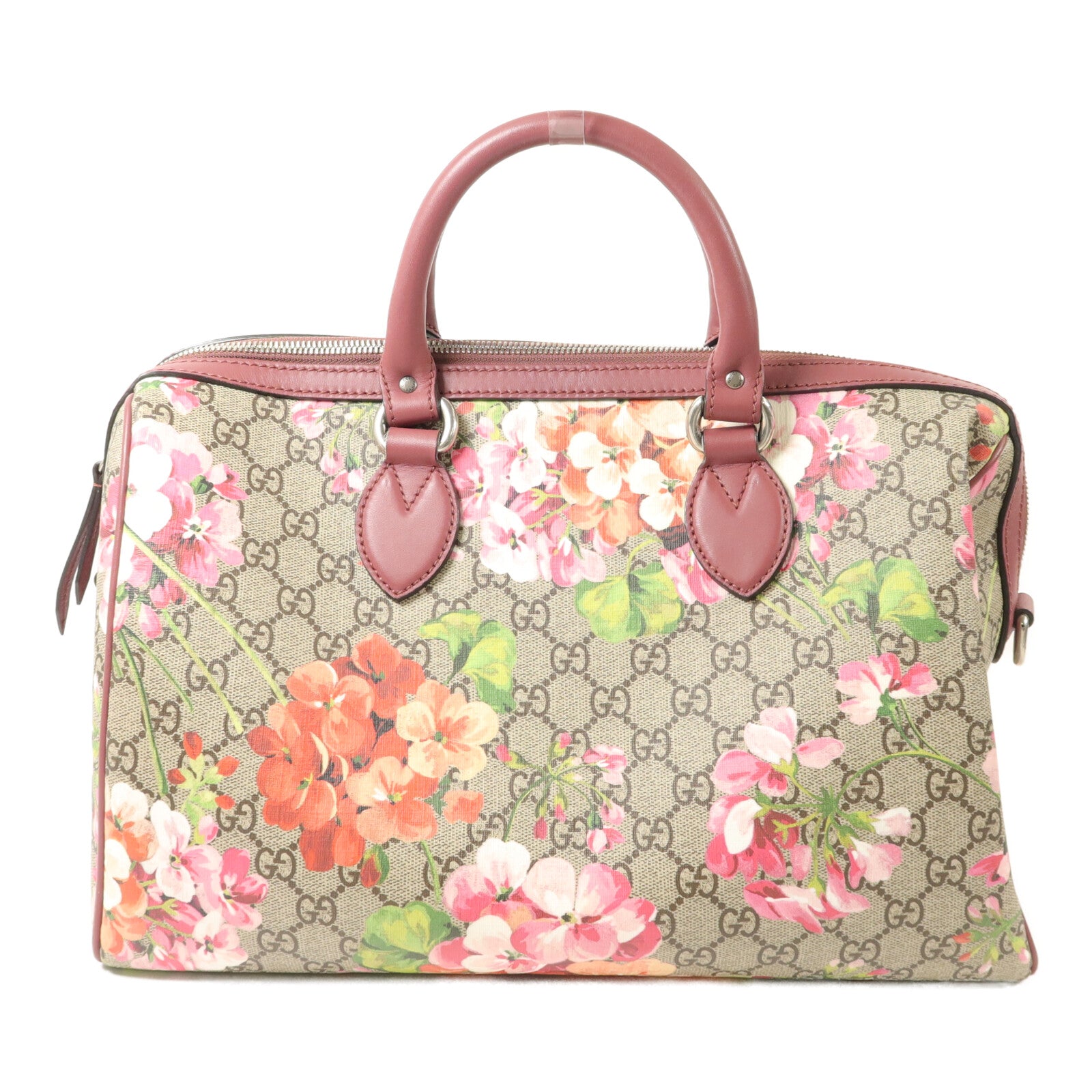 GUCCI 塗層帆布Boston Bag手挽肩背兩用袋