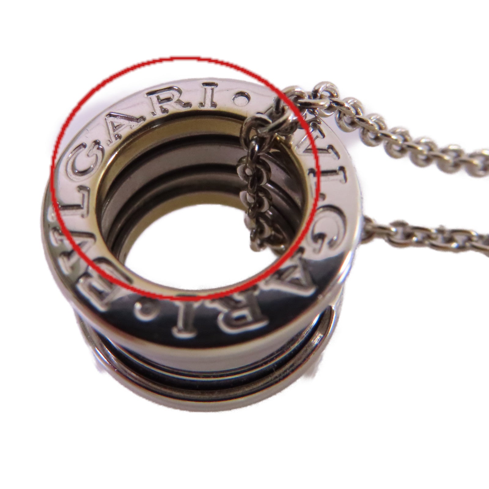 BVLGARI 18K白金B.zero1 Necklace項鏈