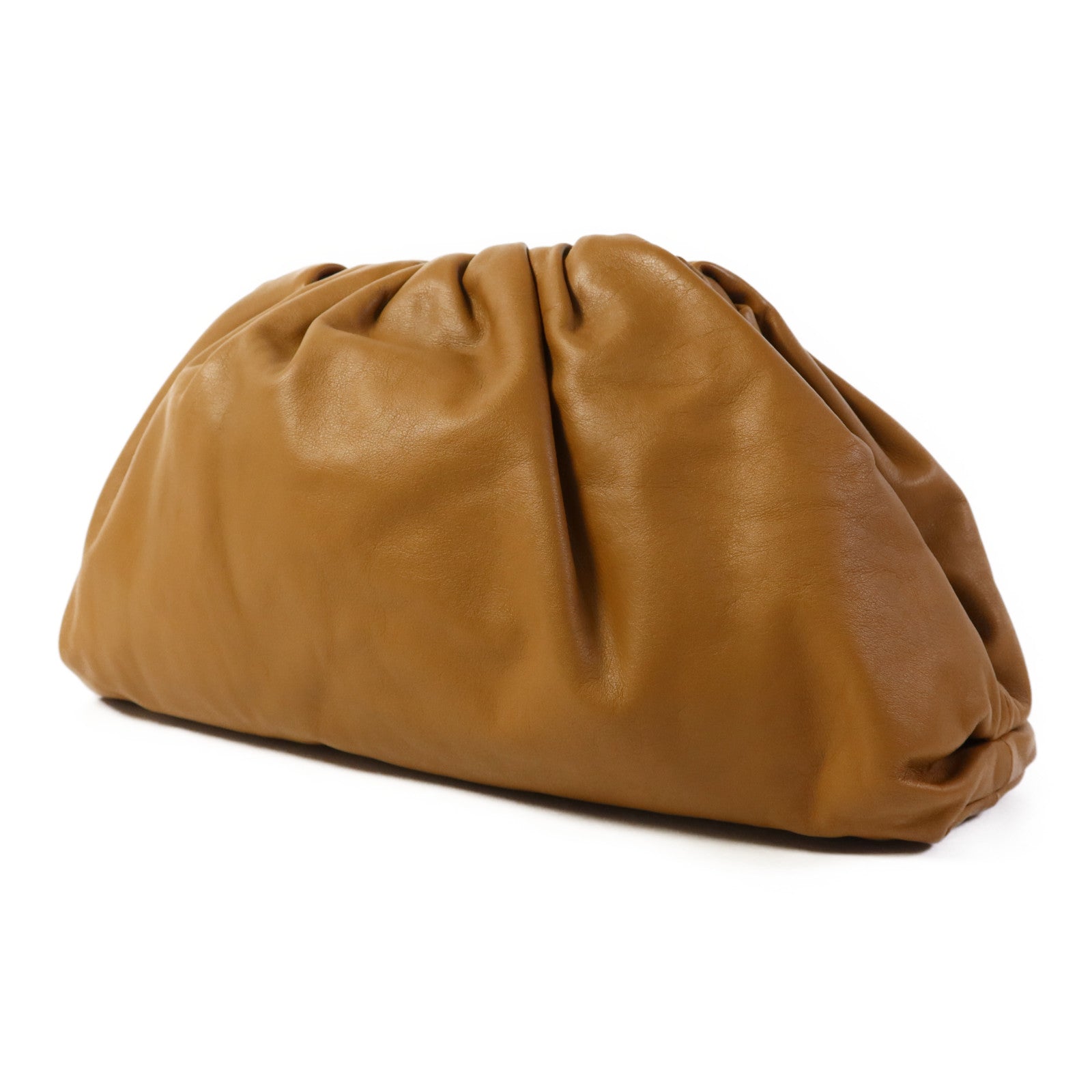 BOTTEGA VENETA 牛皮皮革Pouch Clutch Bag金扣手拿包