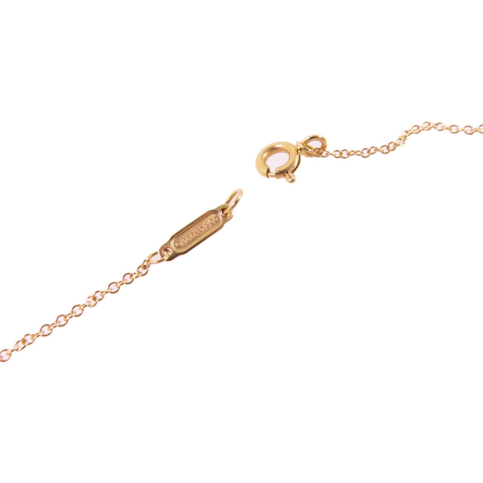 TIFFANY＆CO 18K玫瑰金Star Key Necklace項鏈金色