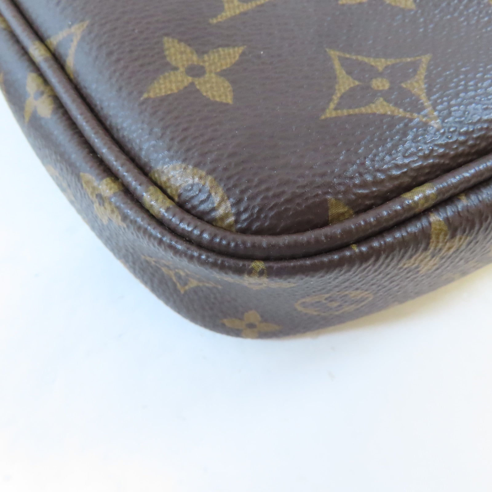 LOUIS VUITTON 【激減優惠】Monogram Multi Pochette Accessoires金扣手挽肩背兩用袋啡色