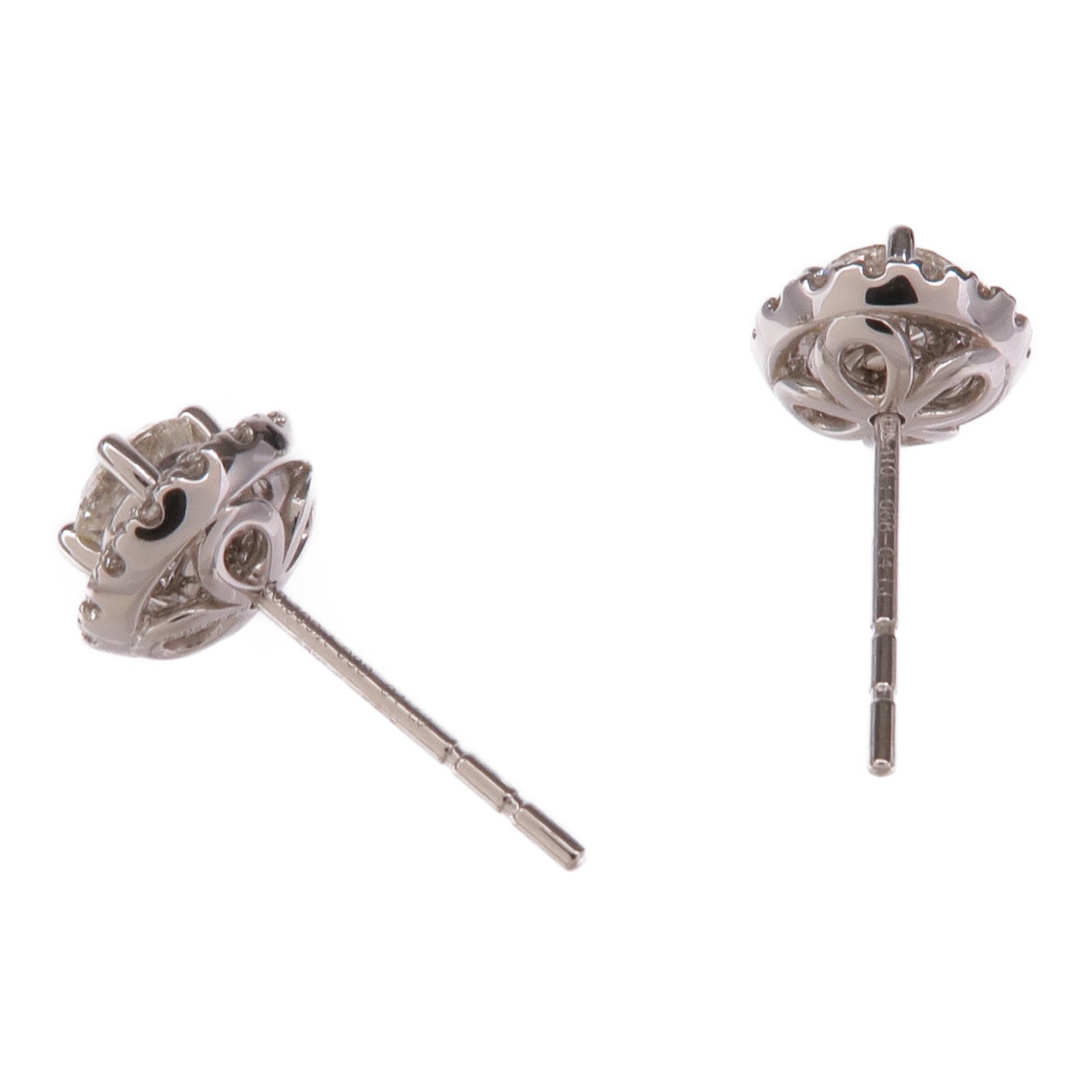 JEWELRY 18K白金Diamond Earrings鑽石耳環