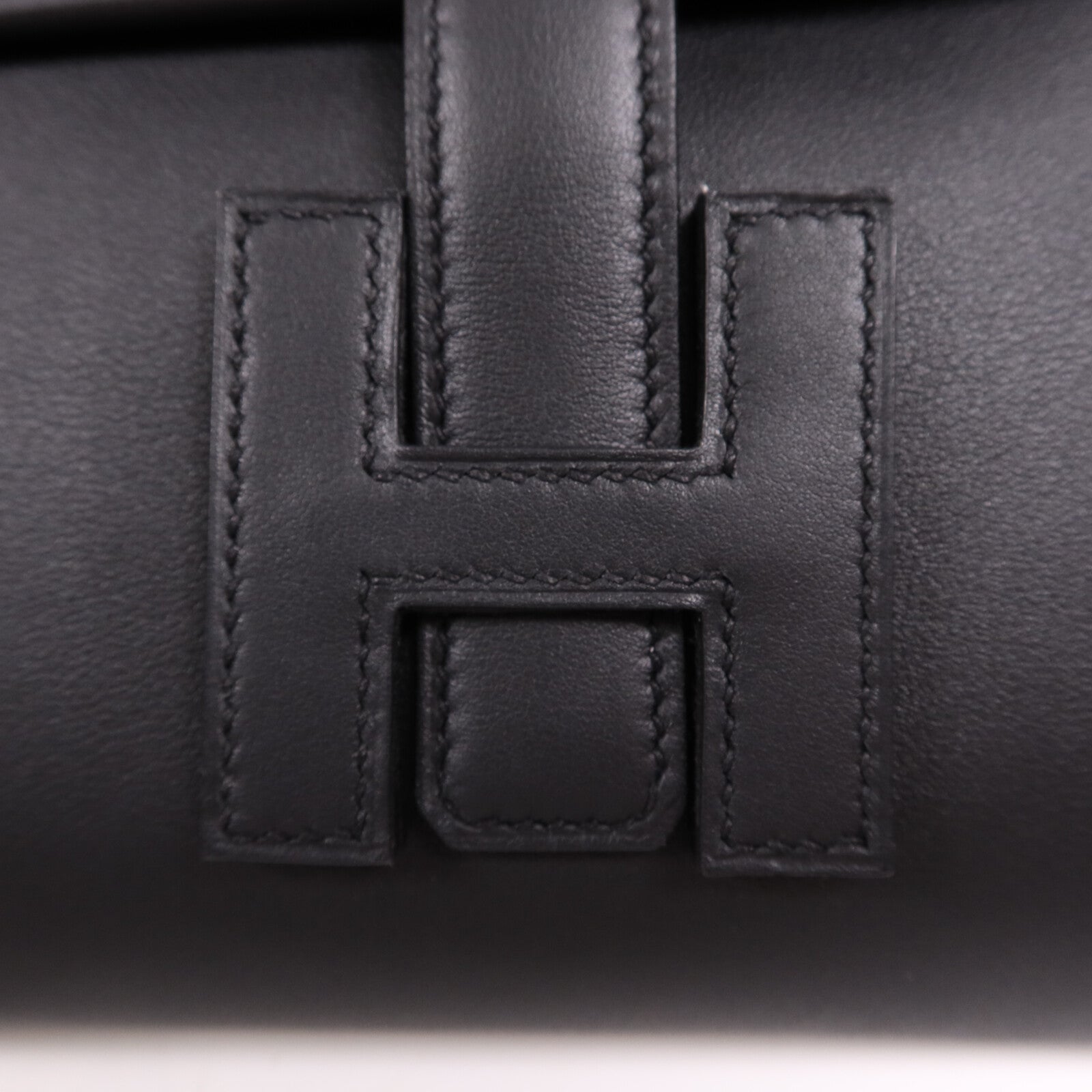 HERMES Swift皮革Jige PM手拿包Noir