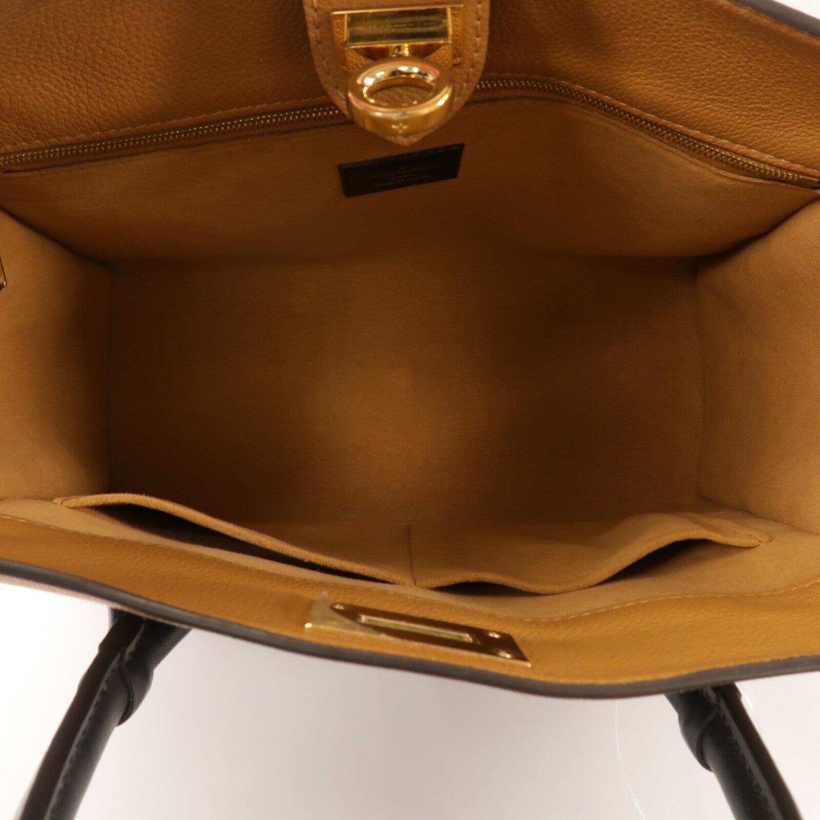 LOUIS VUITTON Monogram/牛皮皮革On My Side MM手挽肩背兩用袋