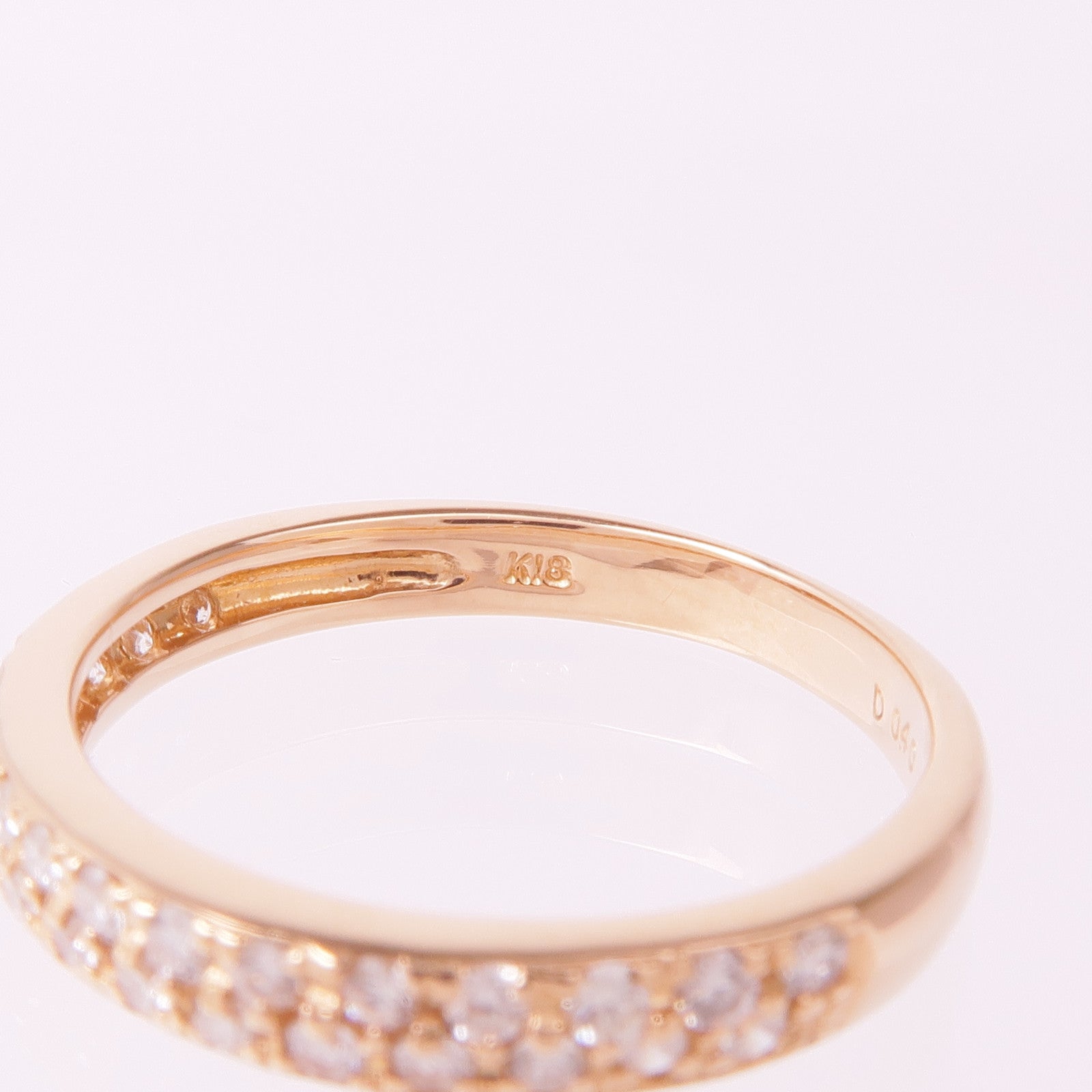 JEWELRY 18K玫瑰金Diamond Ring鑽石戒指US#7