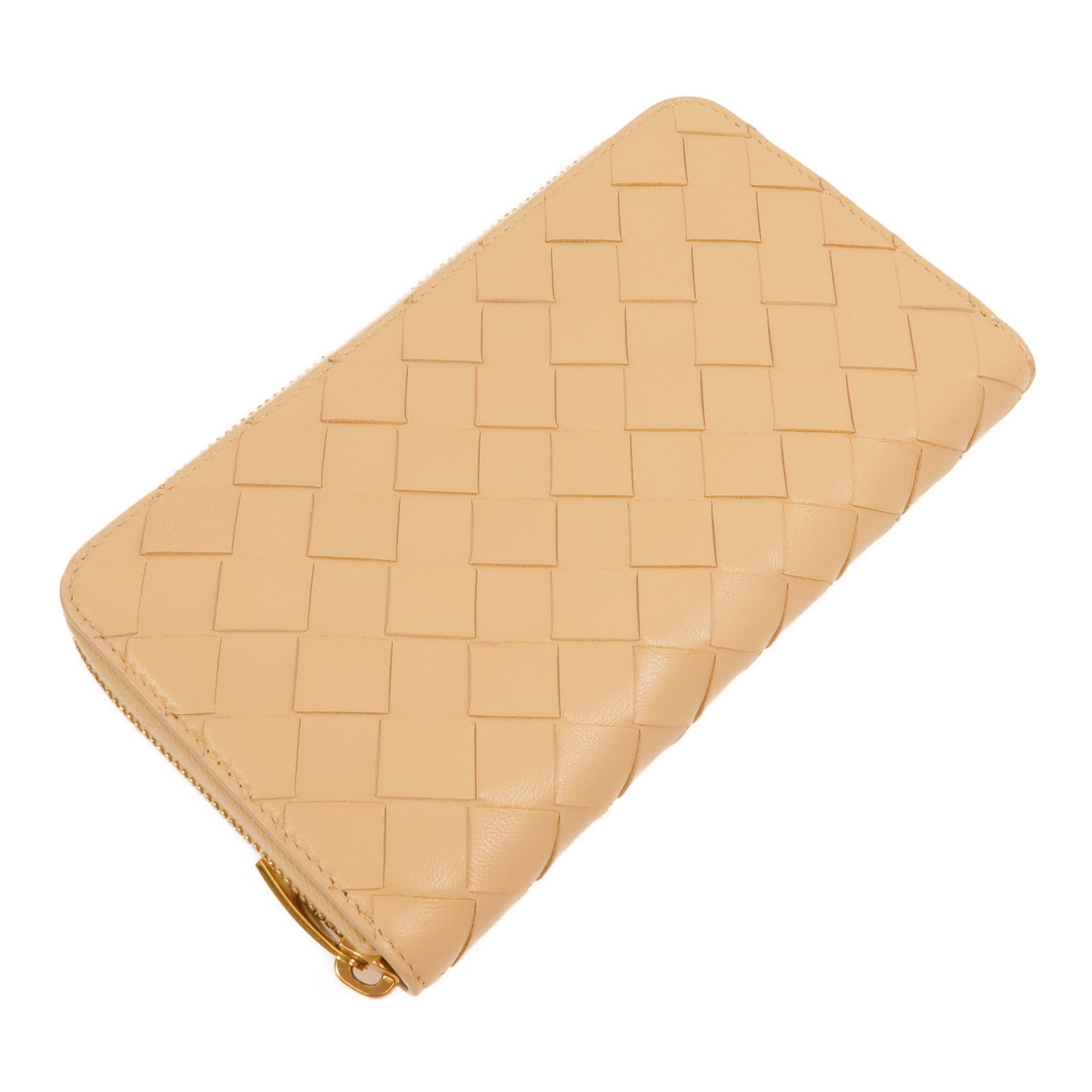BOTTEGA VENETA 羊皮皮革Zipper Long Wallet長錢包