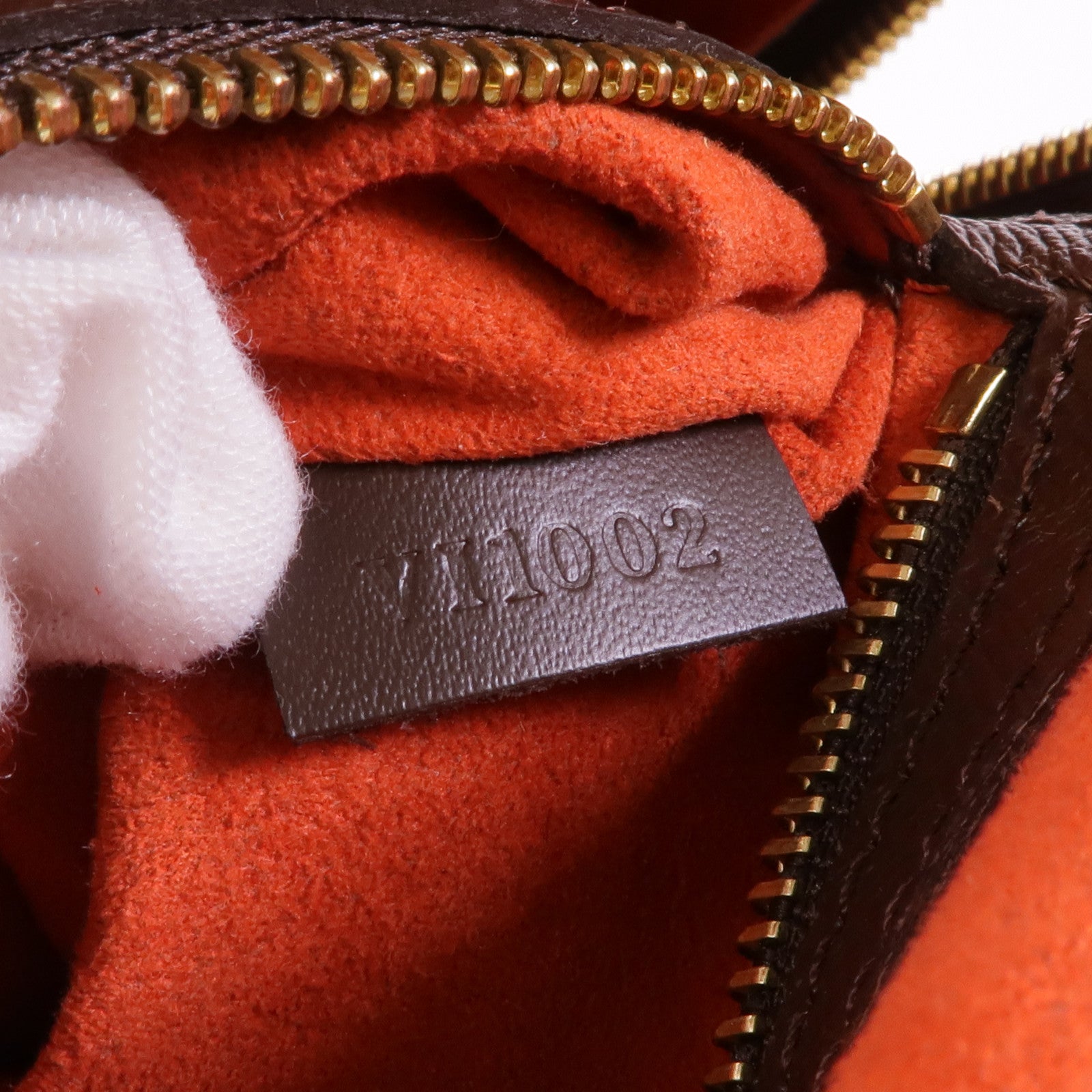 LOUIS VUITTON Damier Triana金扣手挽袋