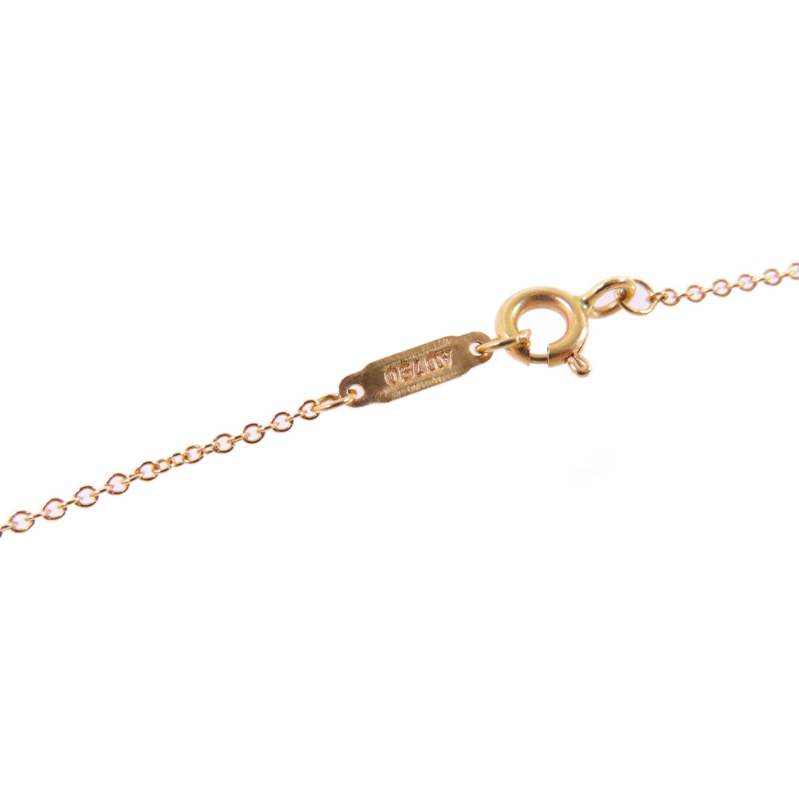 TIFFANY＆CO 18K玫瑰金Star Key Necklace項鏈金色