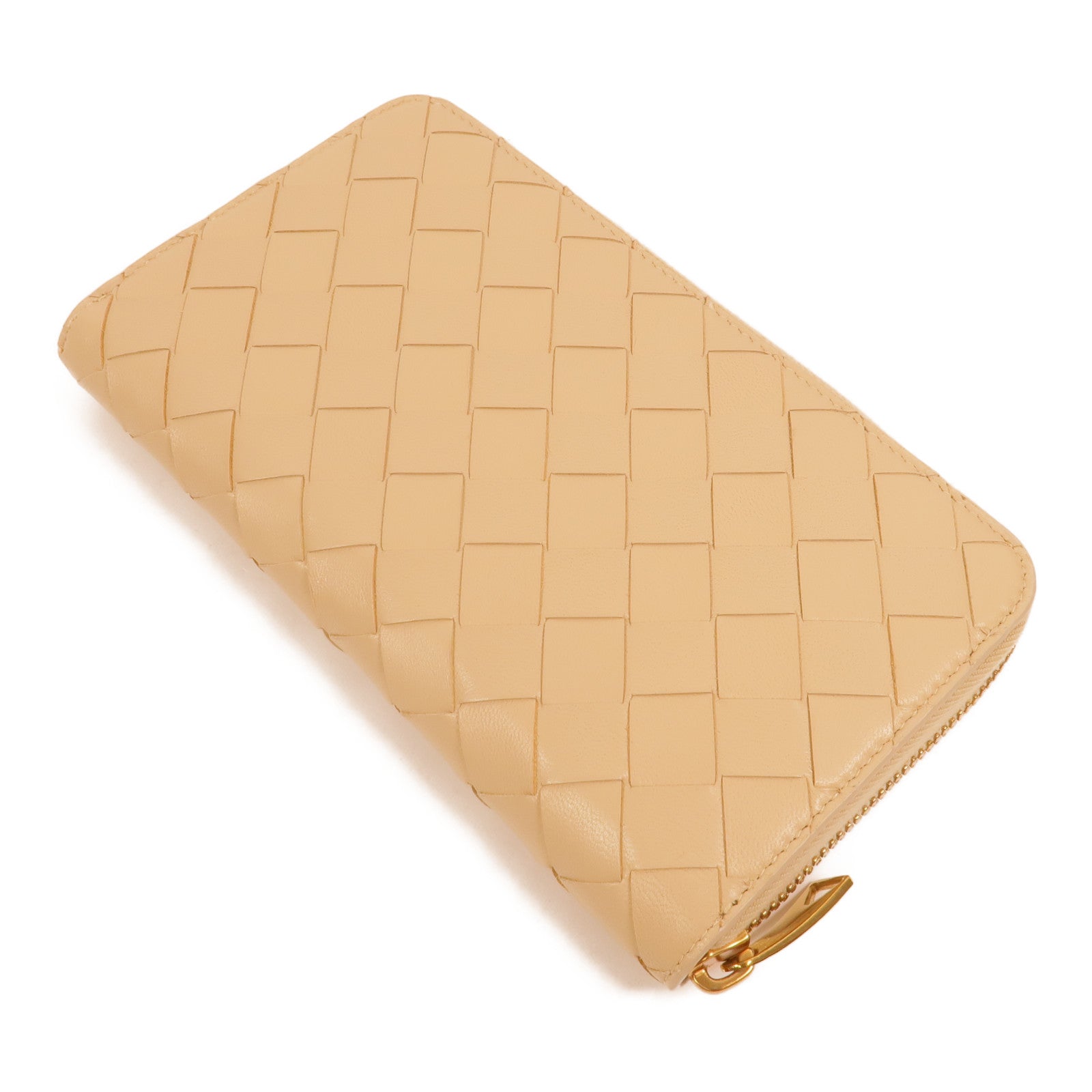 BOTTEGA VENETA 羊皮皮革Zipper Long Wallet長錢包