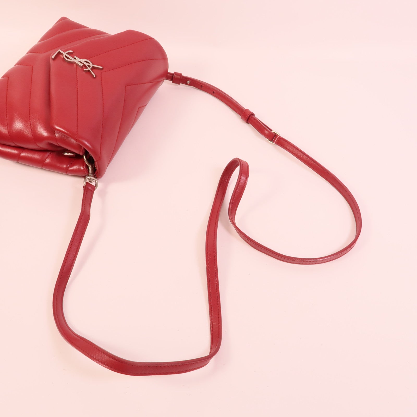 SAINT LAURENT 牛皮皮革Loulou Bag肩背袋