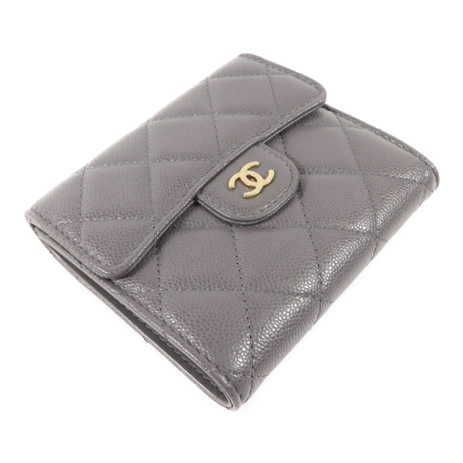 CHANEL 牛皮皮革Classic Small Flap Wallet錢包