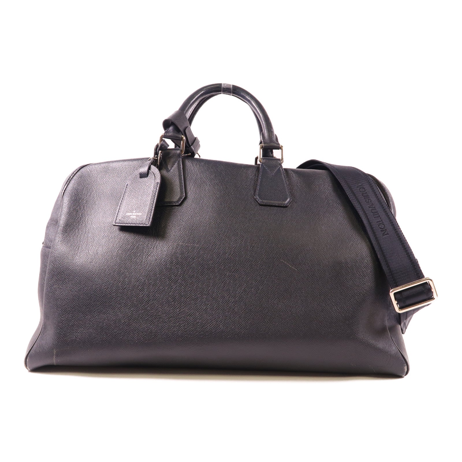 LOUIS VUITTON Taiga皮革Taiga Neo Kendall銀扣手挽肩背兩用袋