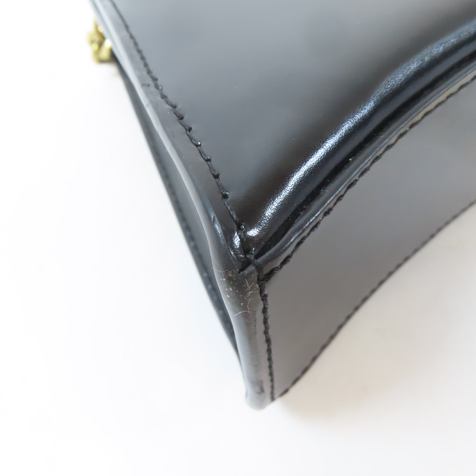 BALENCIAGA 皮革Hourglass金扣鏈帶肩背袋黑色