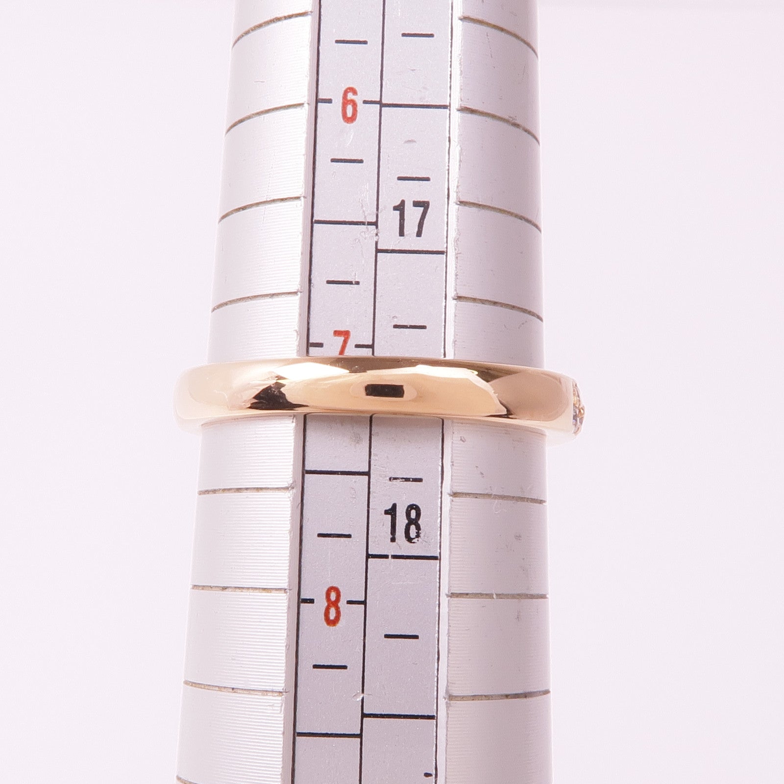 JEWELRY 18K玫瑰金Diamond Ring鑽石戒指US#7