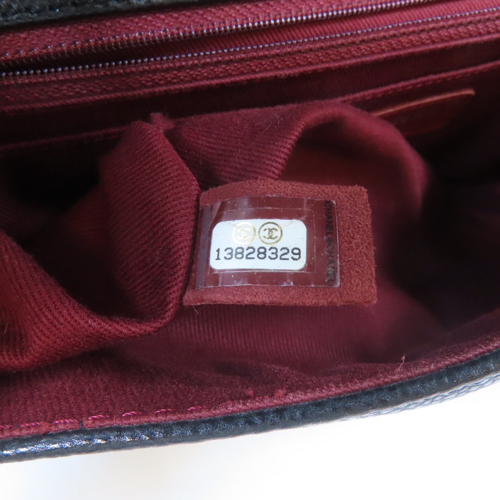 CHANEL Caviar皮革Chain Shoulder Bag銀扣鏈帶肩背袋黑色