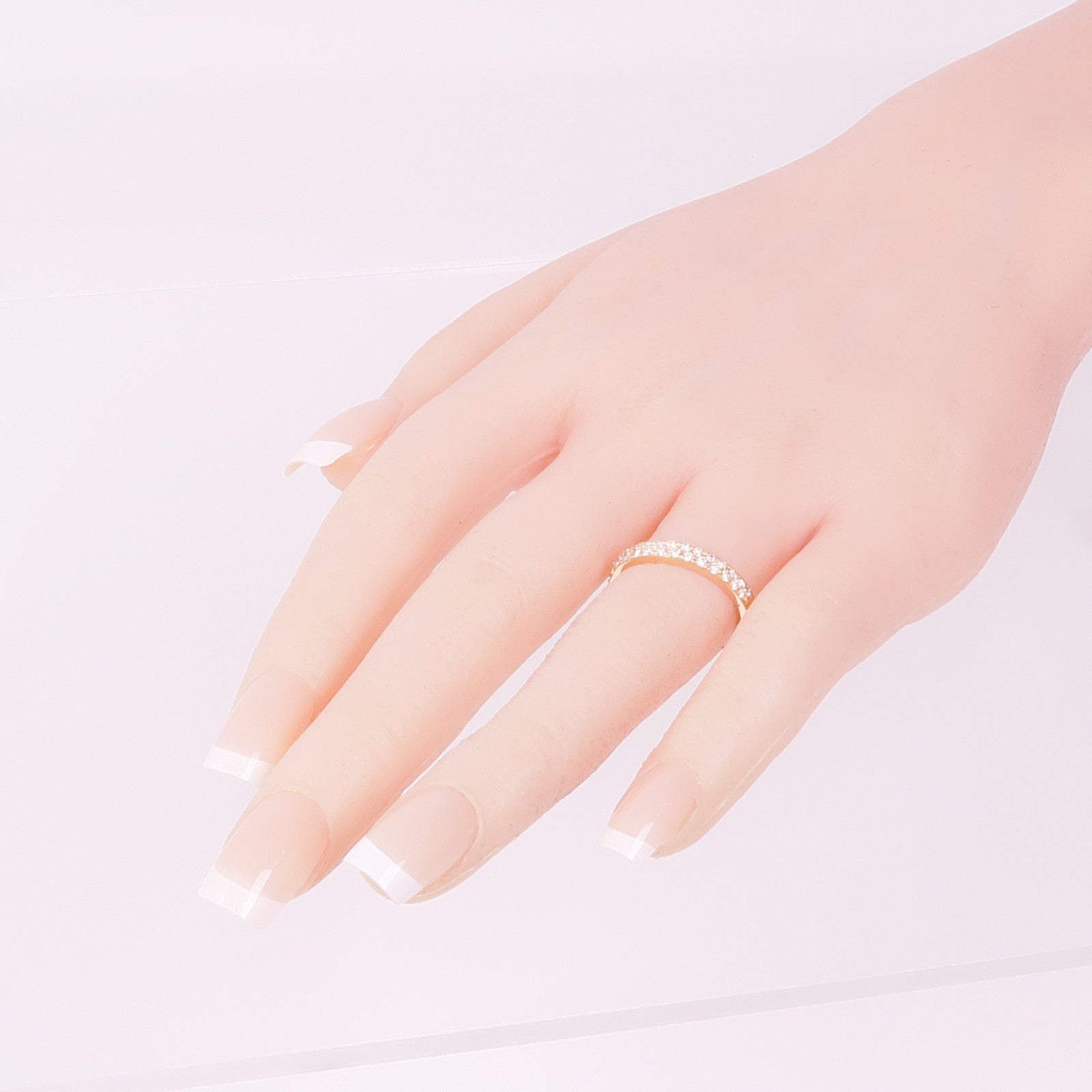JEWELRY 18K玫瑰金Diamond Ring鑽石戒指US#7