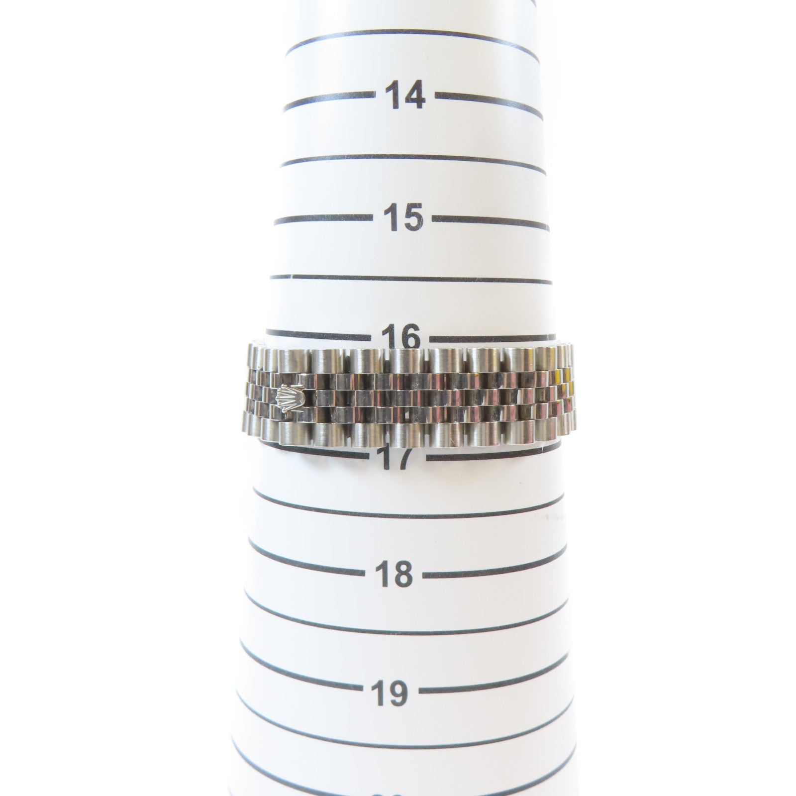 ROLEX Datejust 18K白金/不鏽鋼/鑽石手錶自動機芯黑色