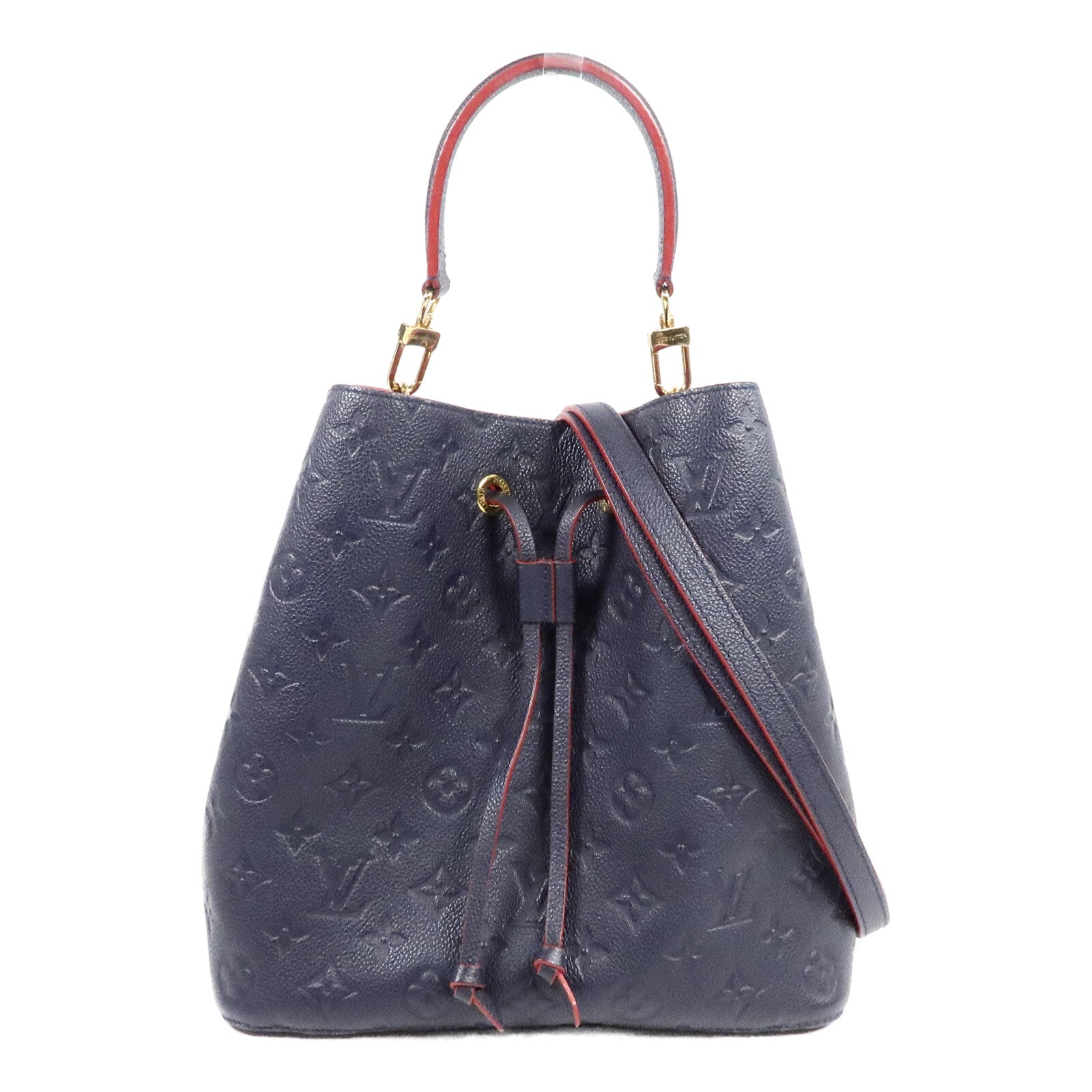 LOUIS VUITTON Monogram Empreinte Neo Noe MM手挽肩背兩用袋