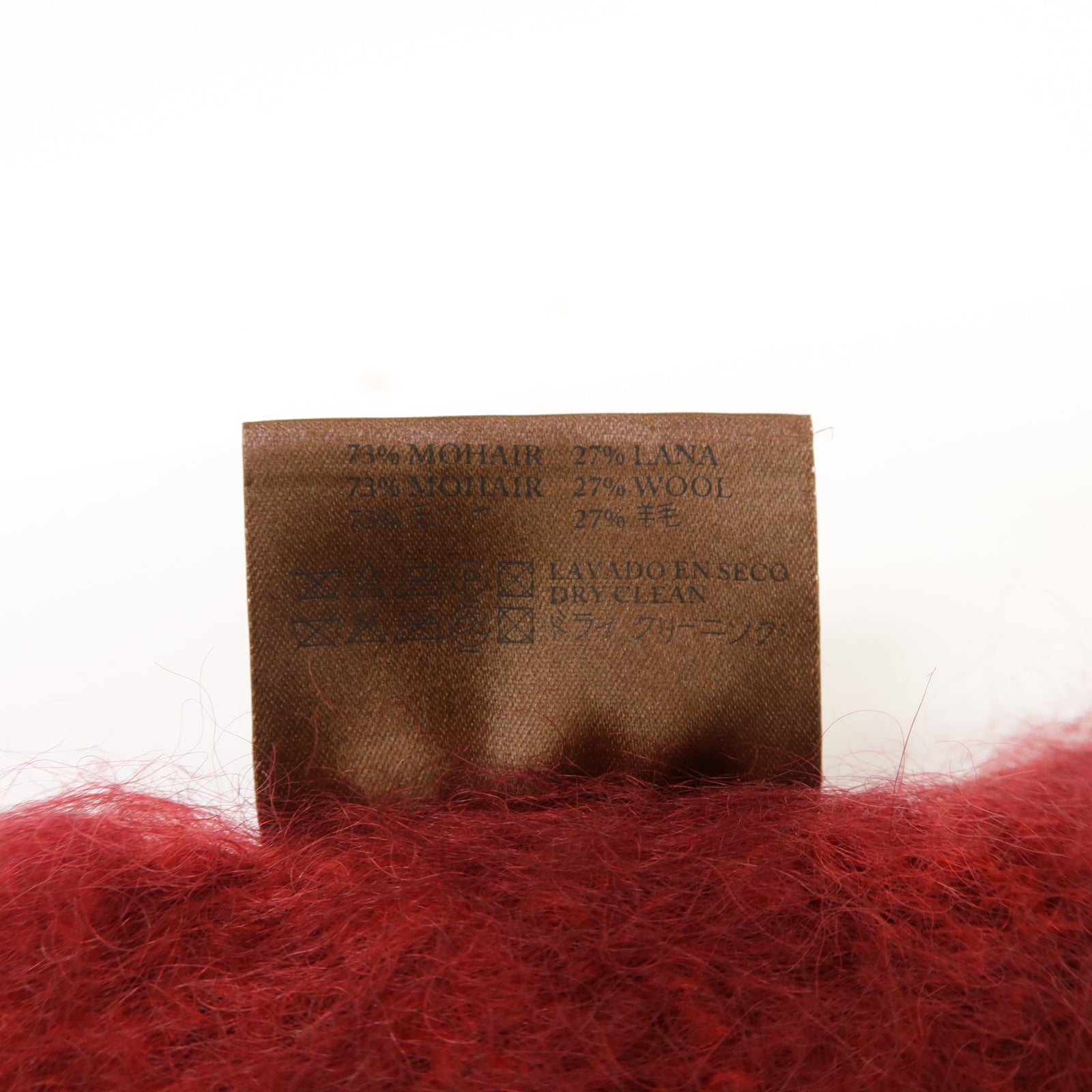 LOEWE 【激減優惠】Mohair Muffler圍巾紅色