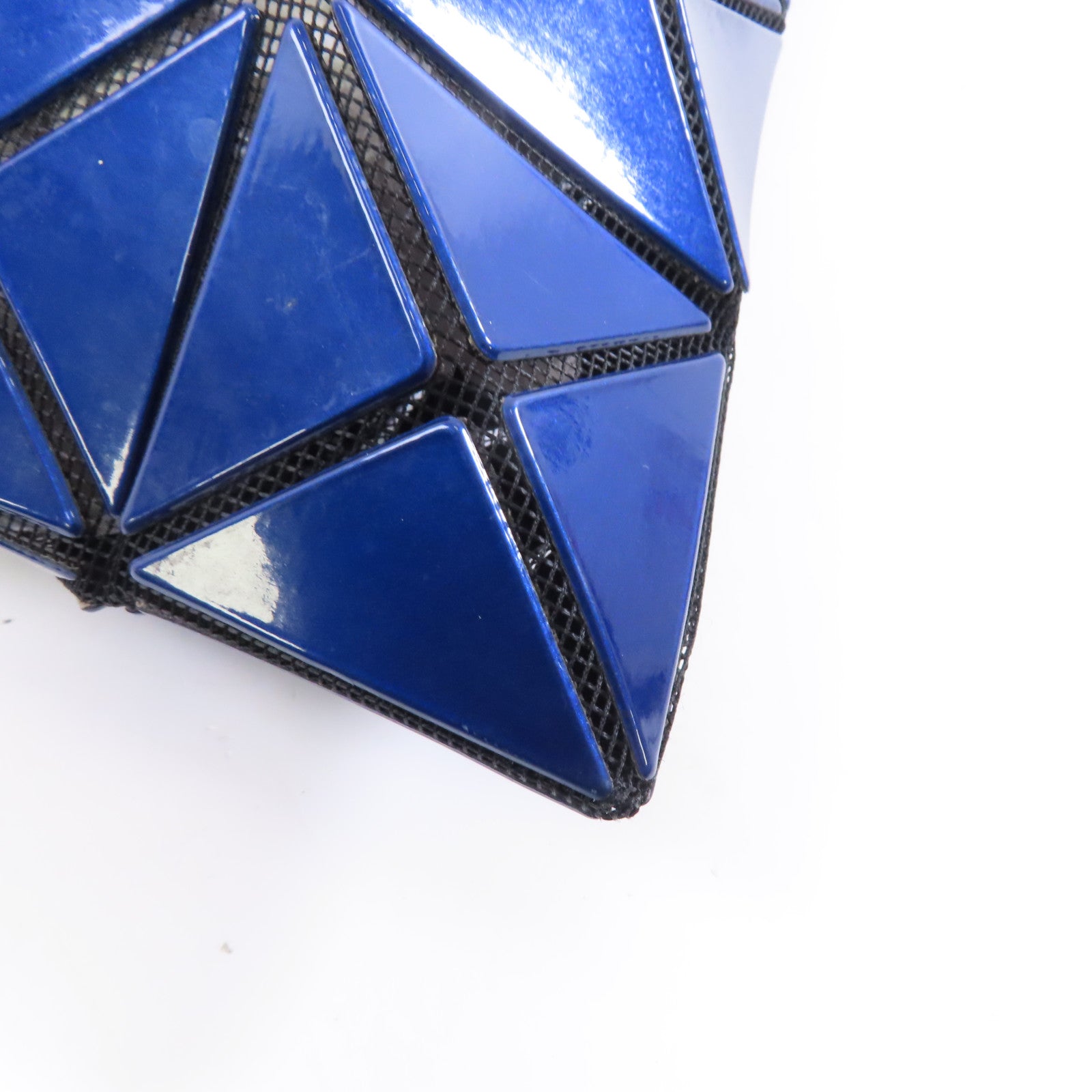 BAO BAO ISSEYMIYAKE PVC BAO BAO手挽袋藍色