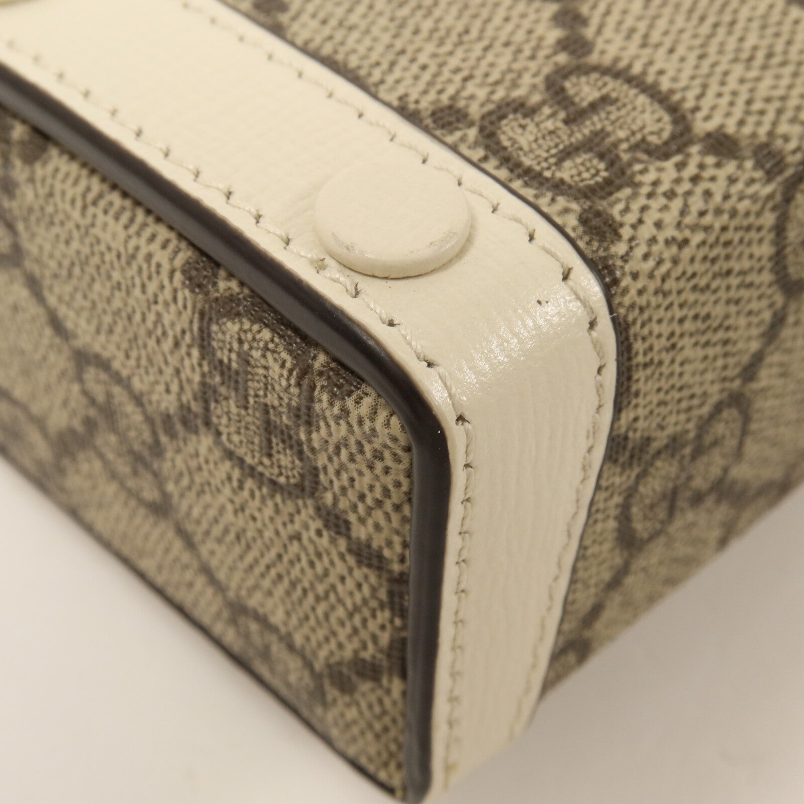 GUCCI 塗層帆布Horsebit Jumbo GG Shoulder Bag肩背袋