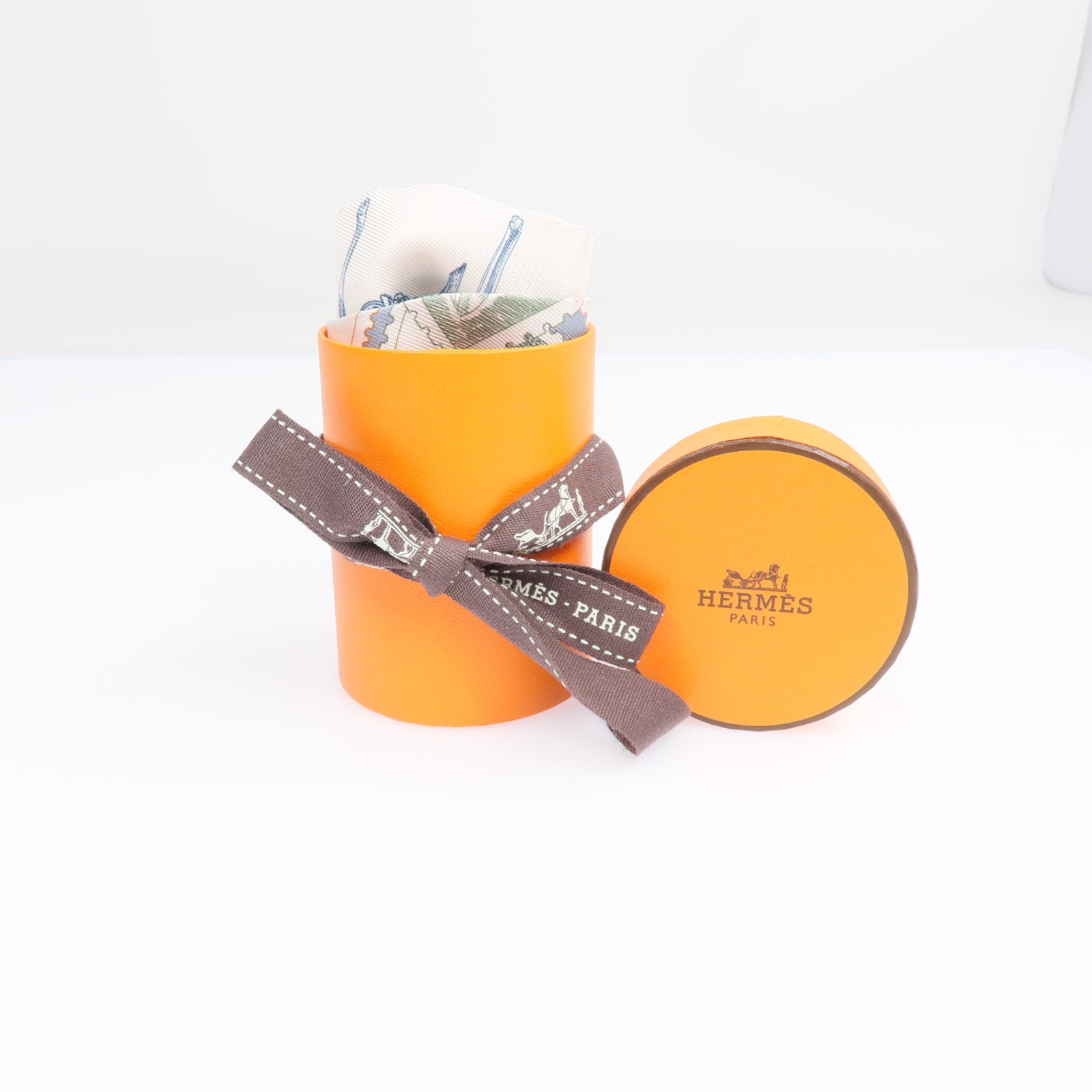 HERMES 絲質Twilly絲巾